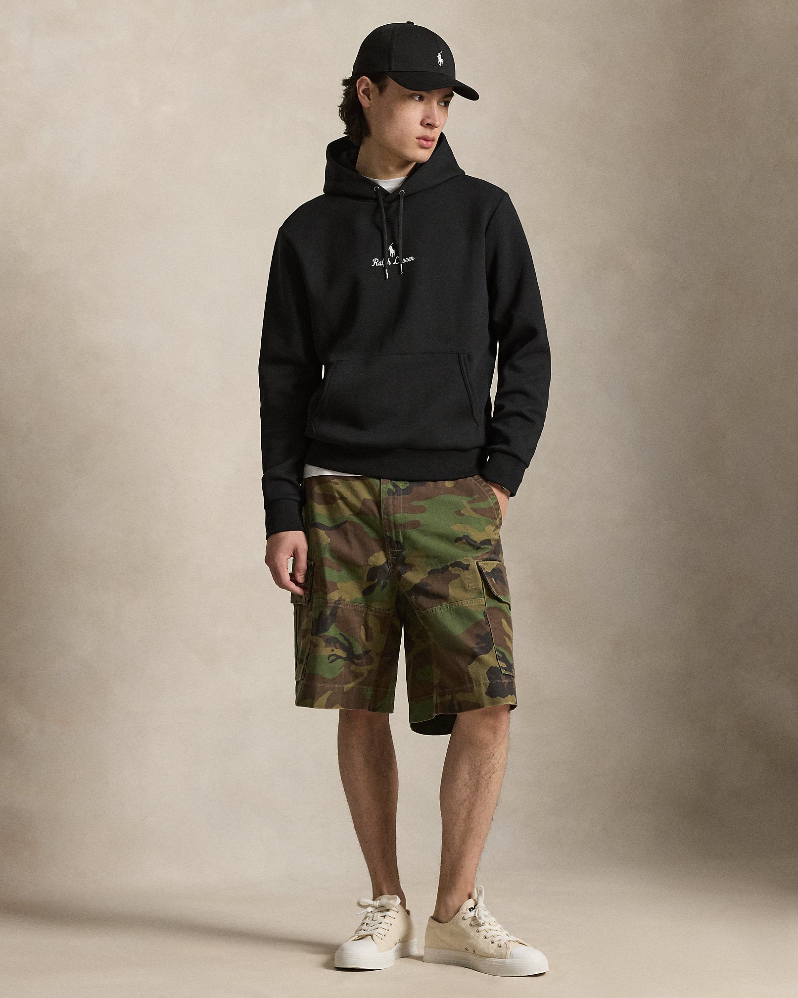 Ralph Lauren Logo DoubleKnit Hoodie