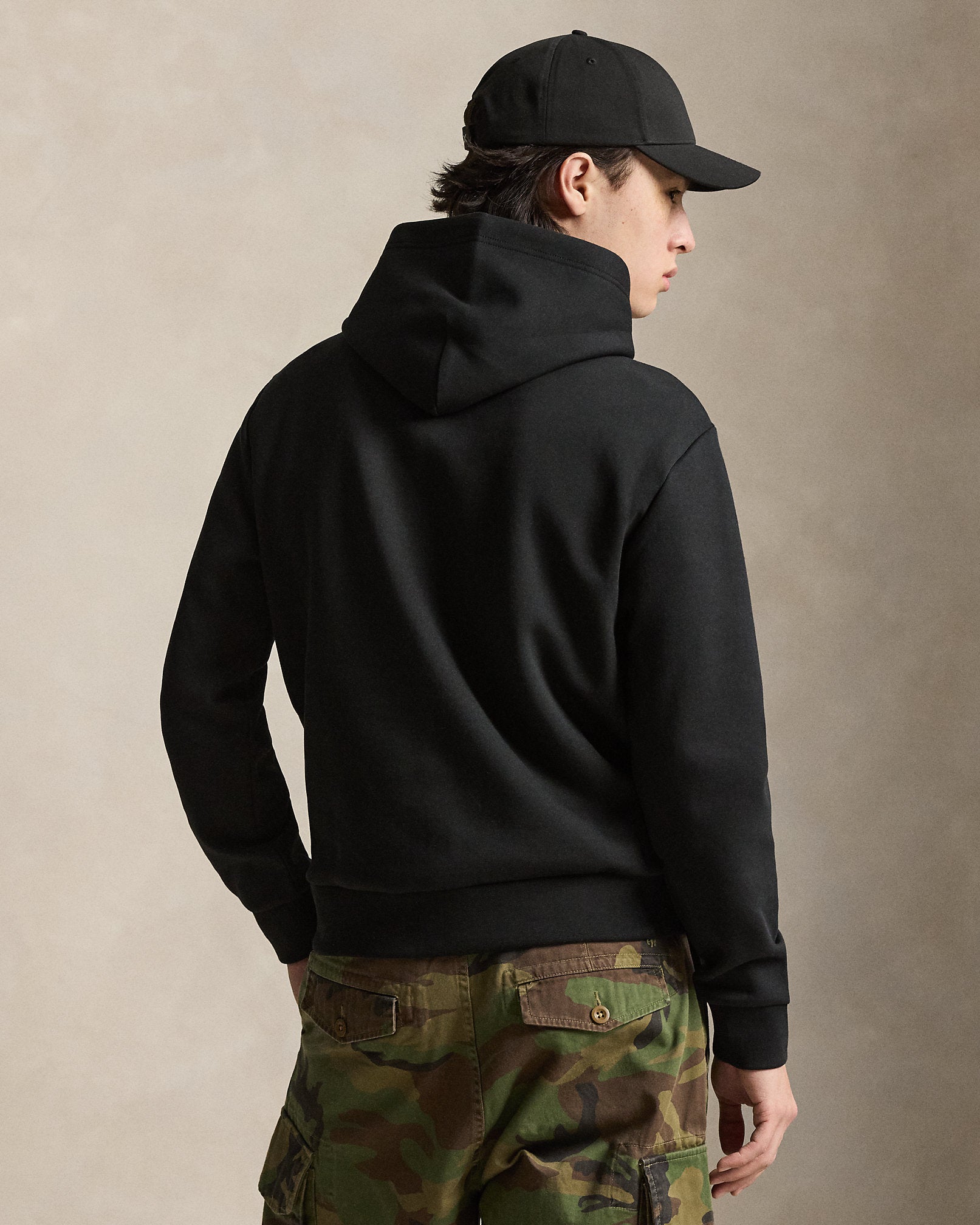 Ralph Lauren Logo DoubleKnit Hoodie
