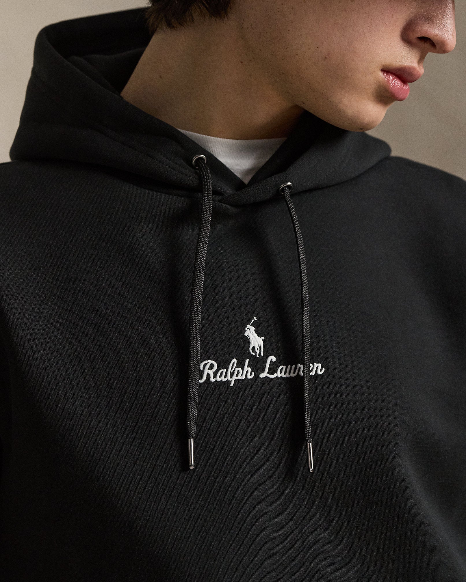 Ralph Lauren Logo DoubleKnit Hoodie