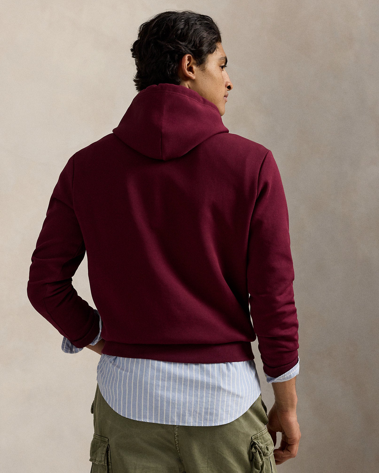 Ralph Lauren Logo DoubleKnit Hoodie