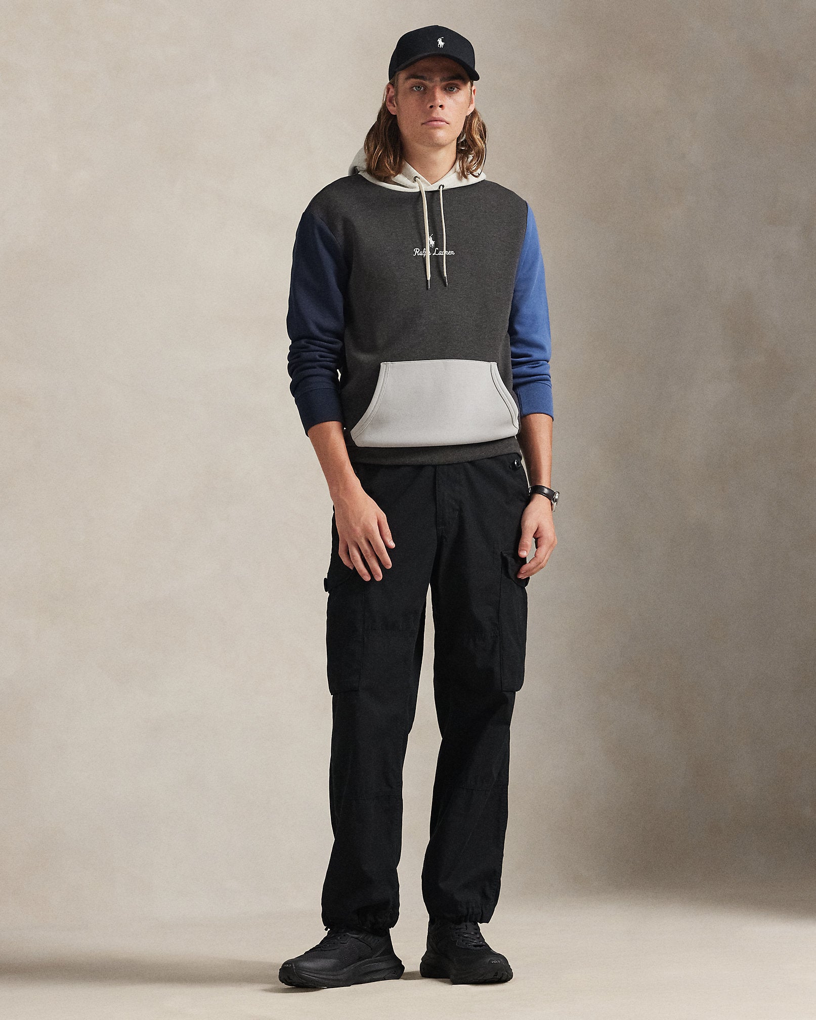 Ralph Lauren Logo DoubleKnit Hoodie