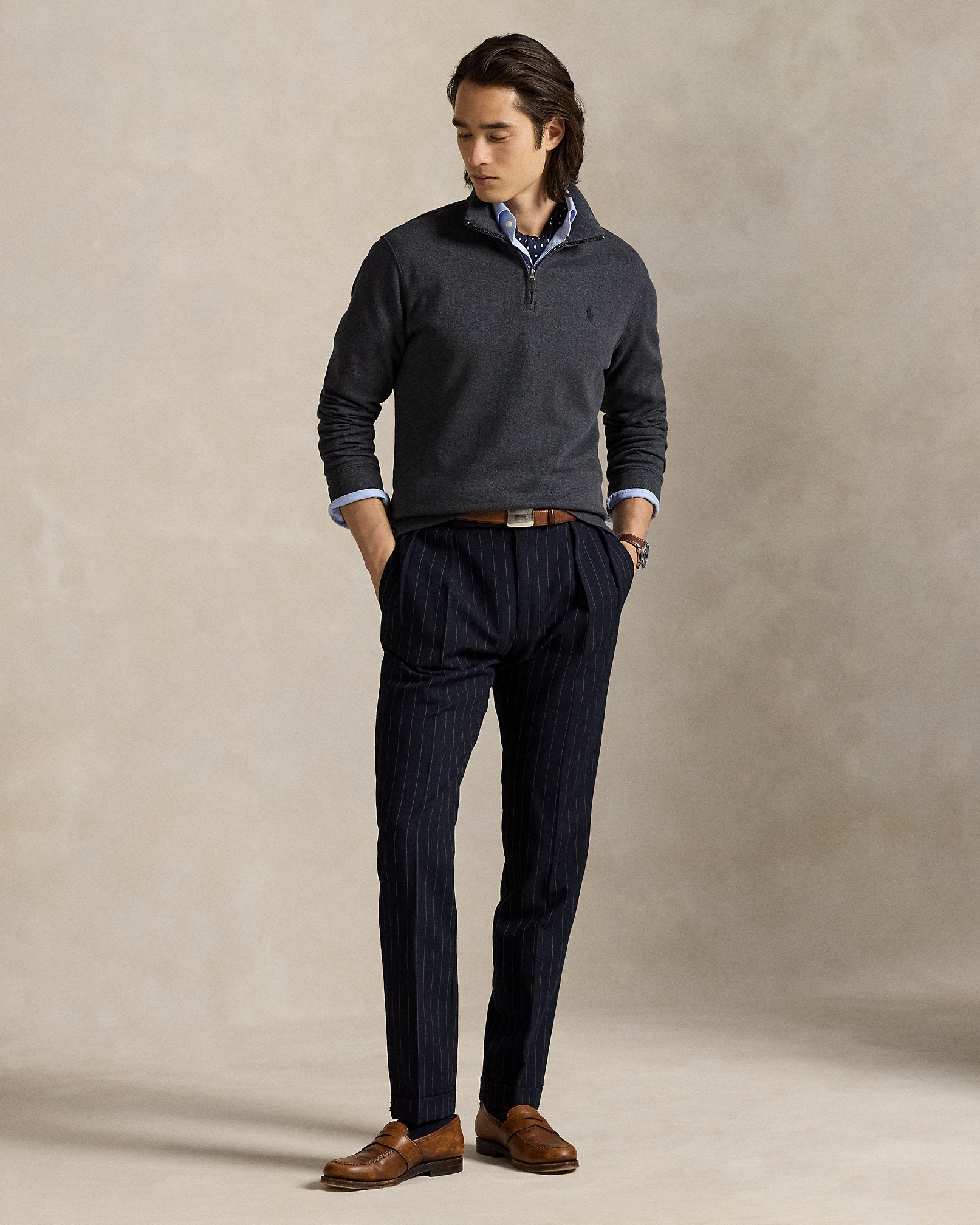 Ralph Lauren EstateRib QuarterZip Pullover
