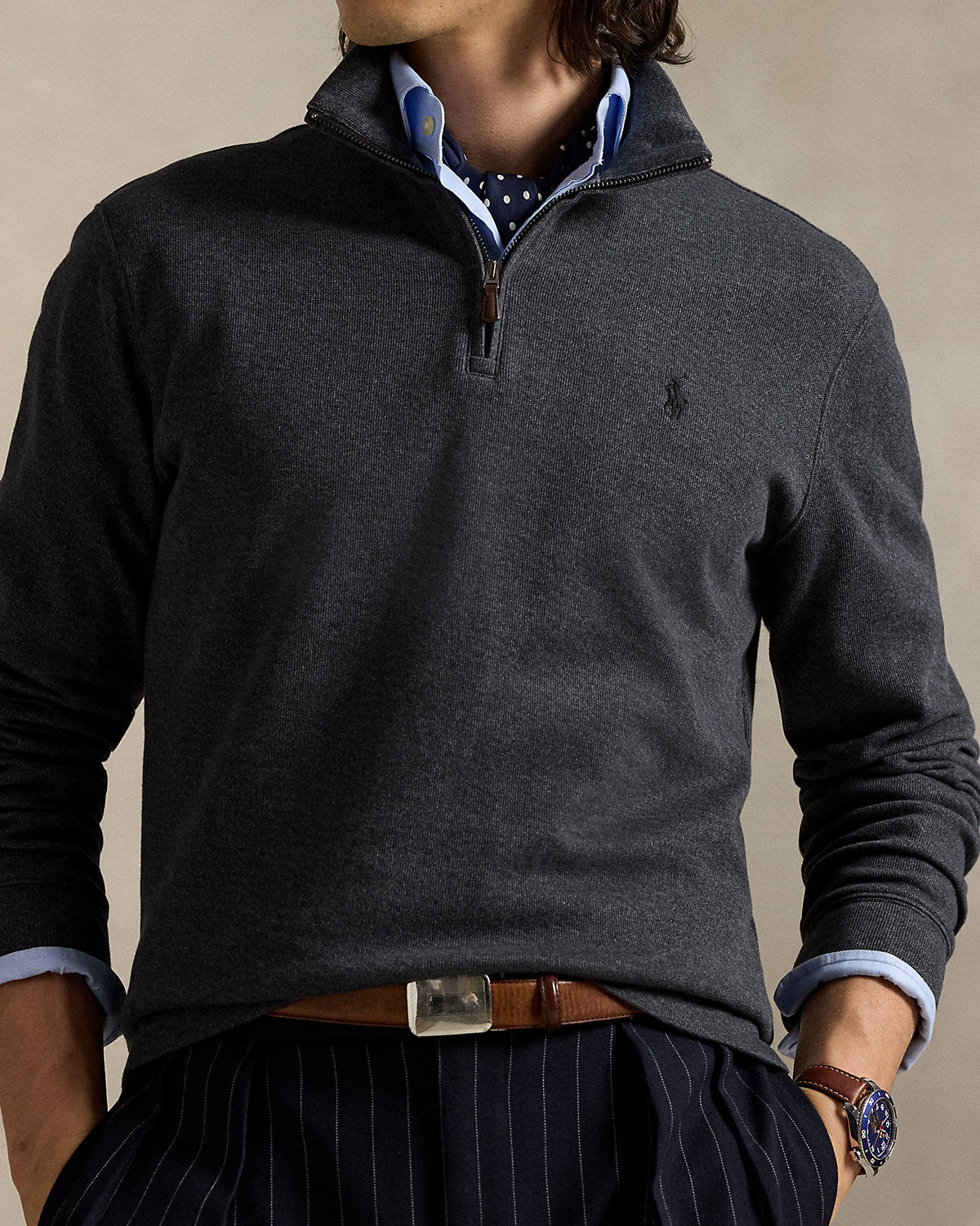 Ralph Lauren EstateRib QuarterZip Pullover