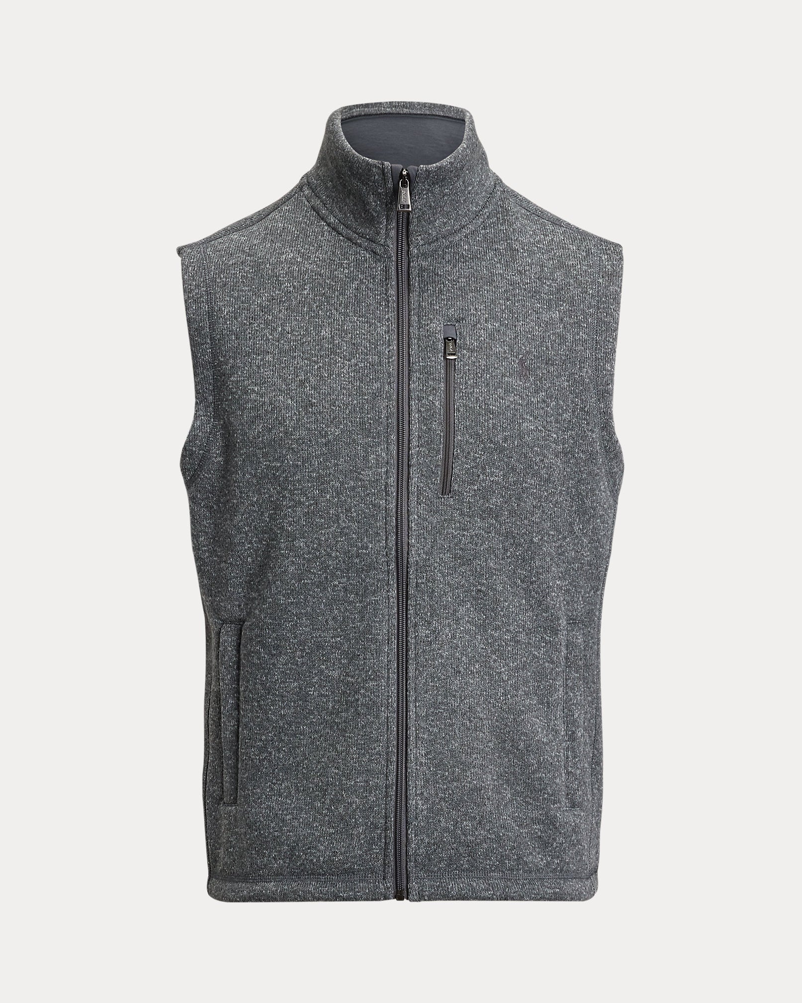 Ralph Lauren Brushed Fleece Mockneck Vest