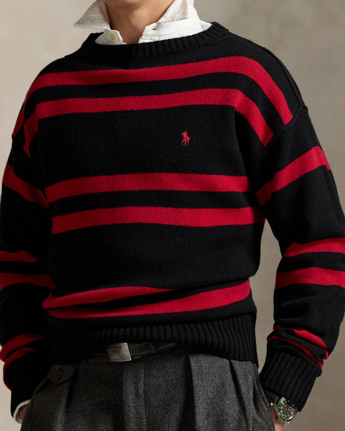 Ralph Lauren Striped Wool Sweater
