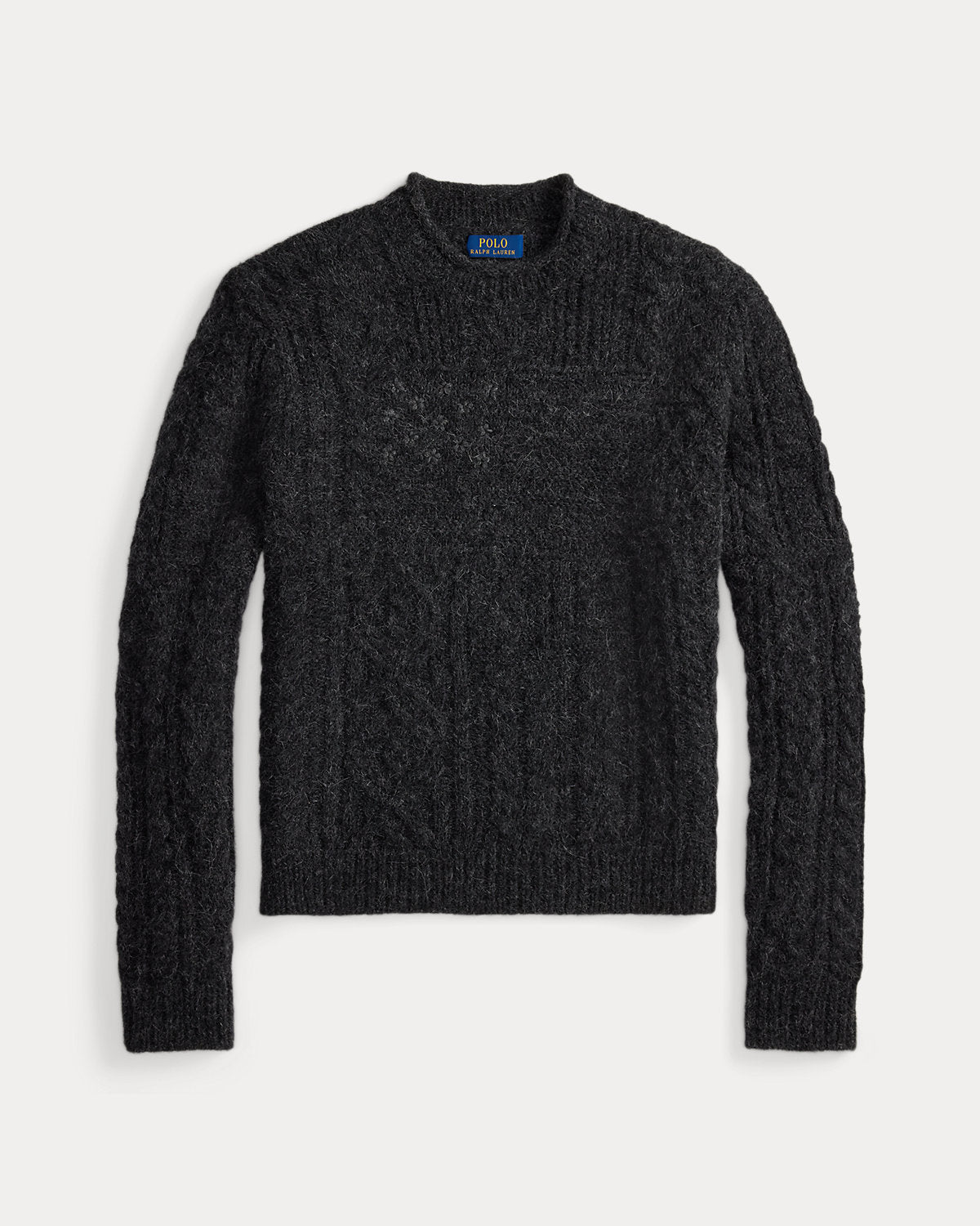 Ralph Lauren AranKnit Flag WoolBlend Sweater