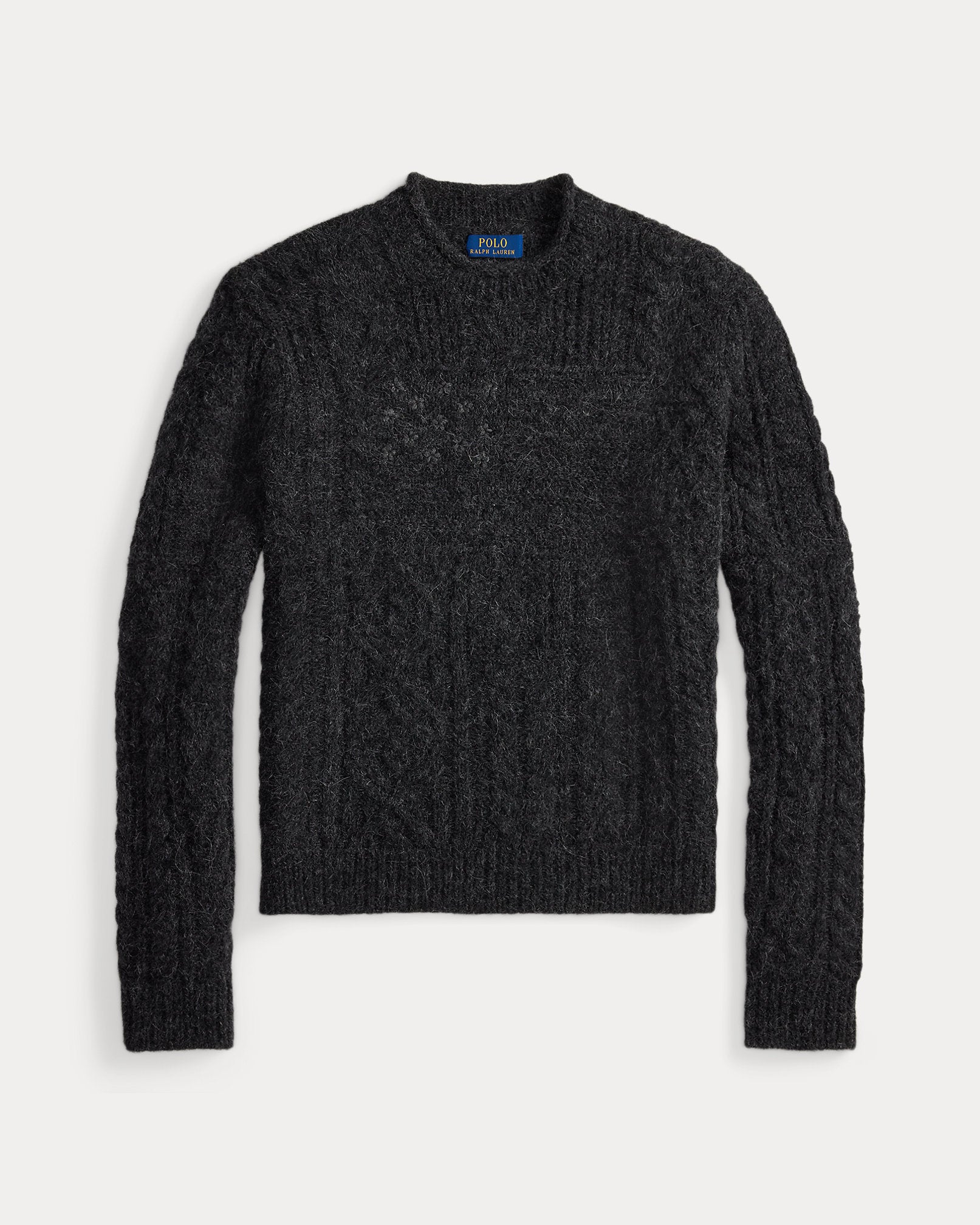 Ralph Lauren AranKnit Flag WoolBlend Sweater