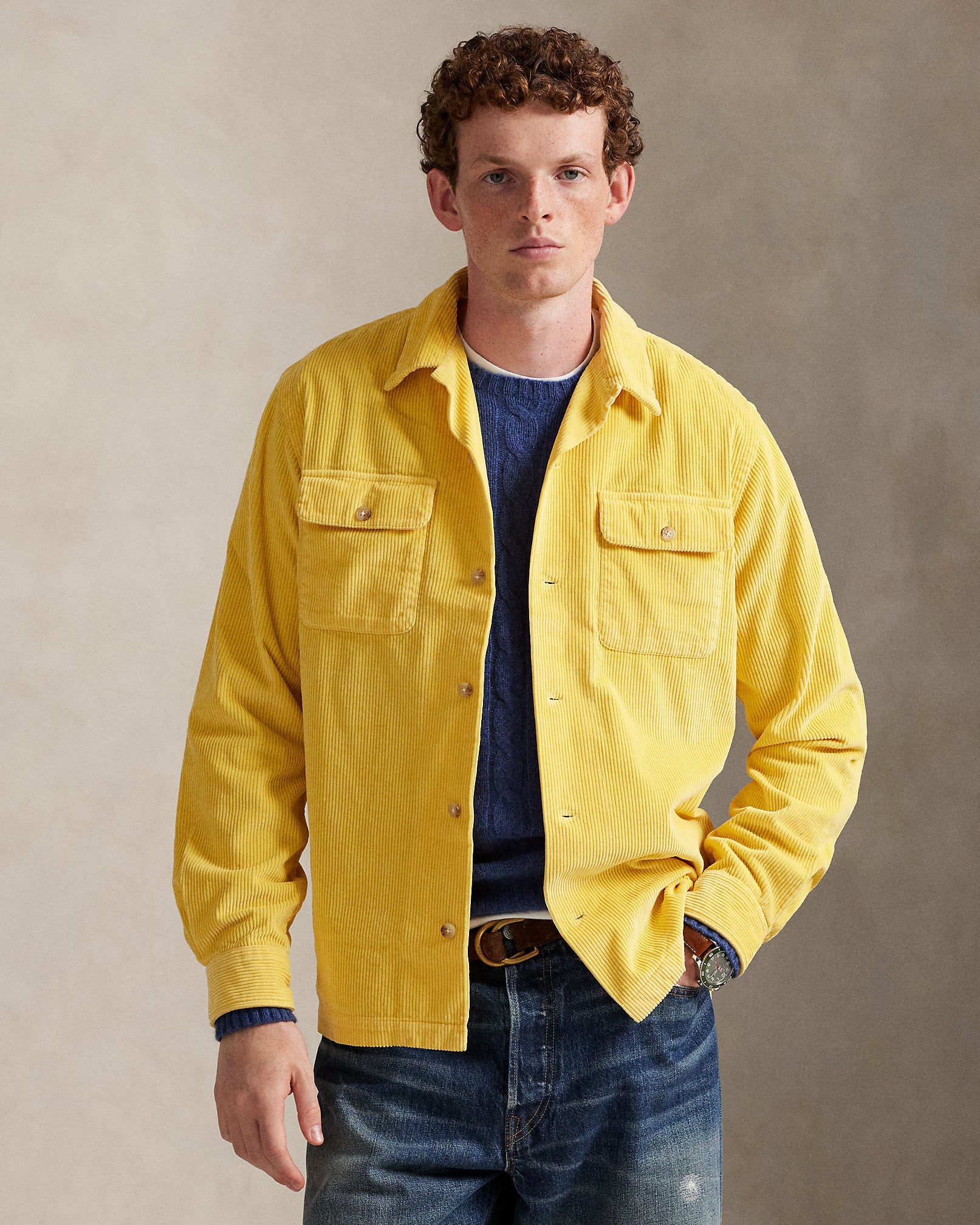 Ralph Lauren Classic Fit Corduroy Camp Shirt