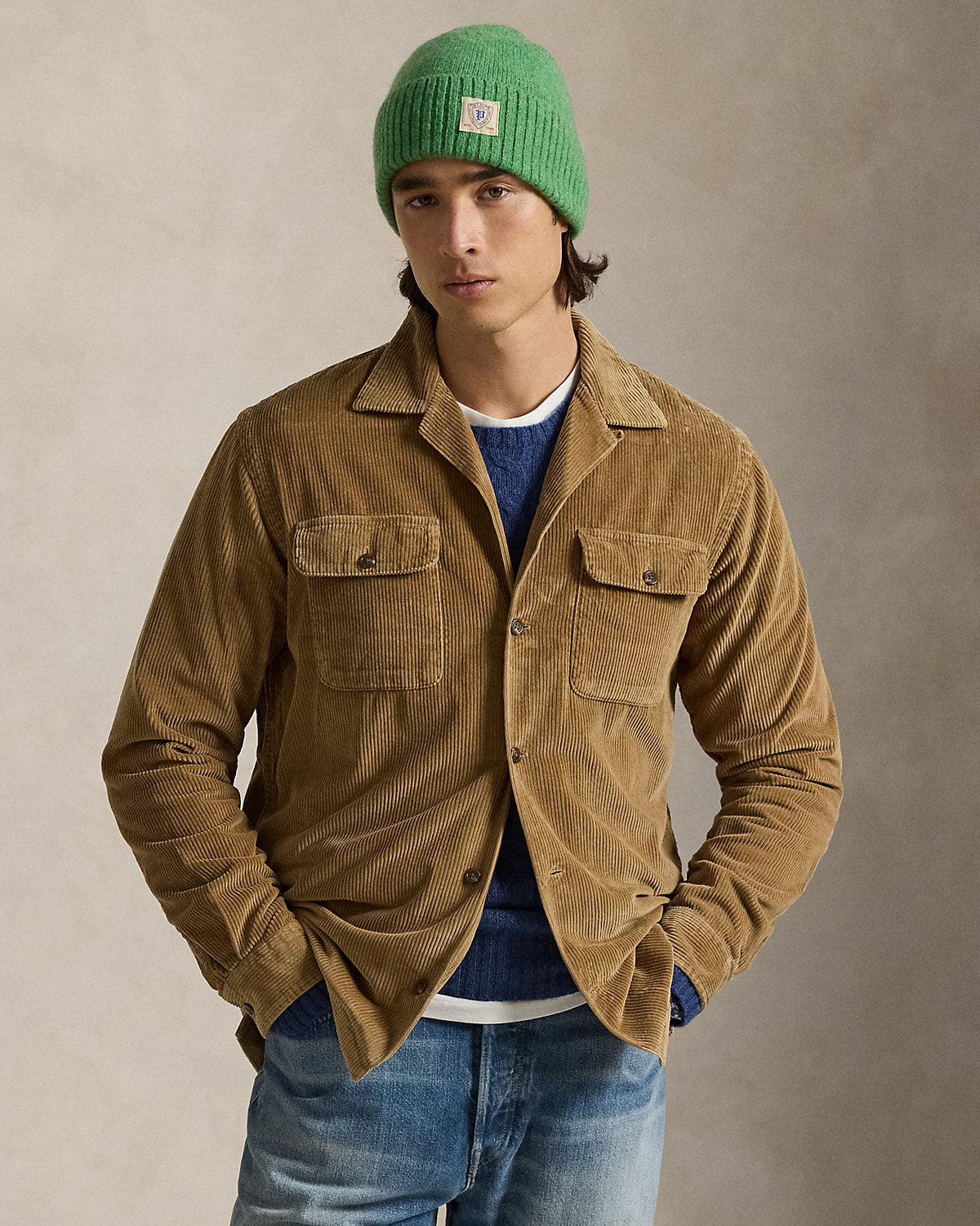 Ralph Lauren Classic Fit Corduroy Camp Shirt