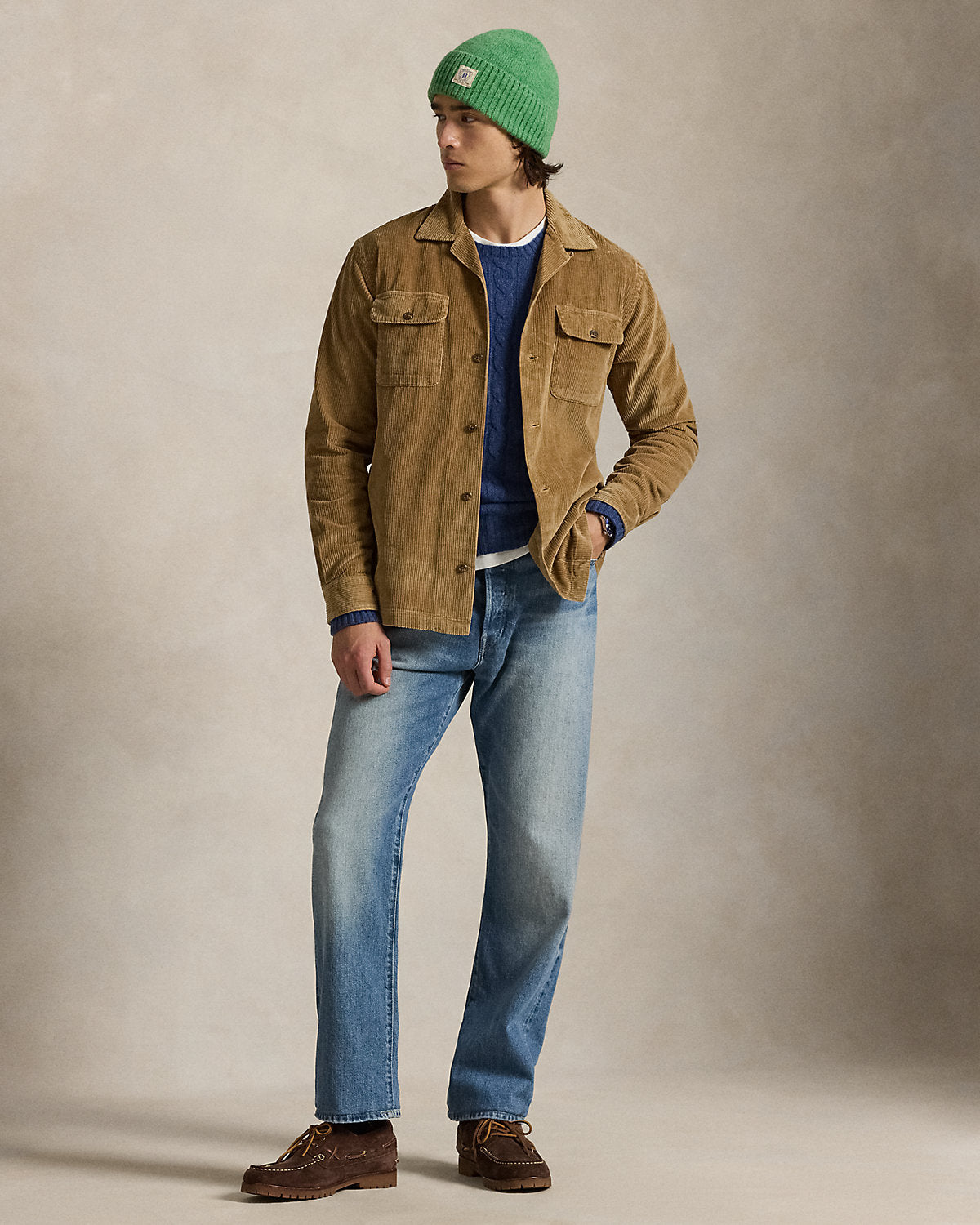 Ralph Lauren Classic Fit Corduroy Camp Shirt