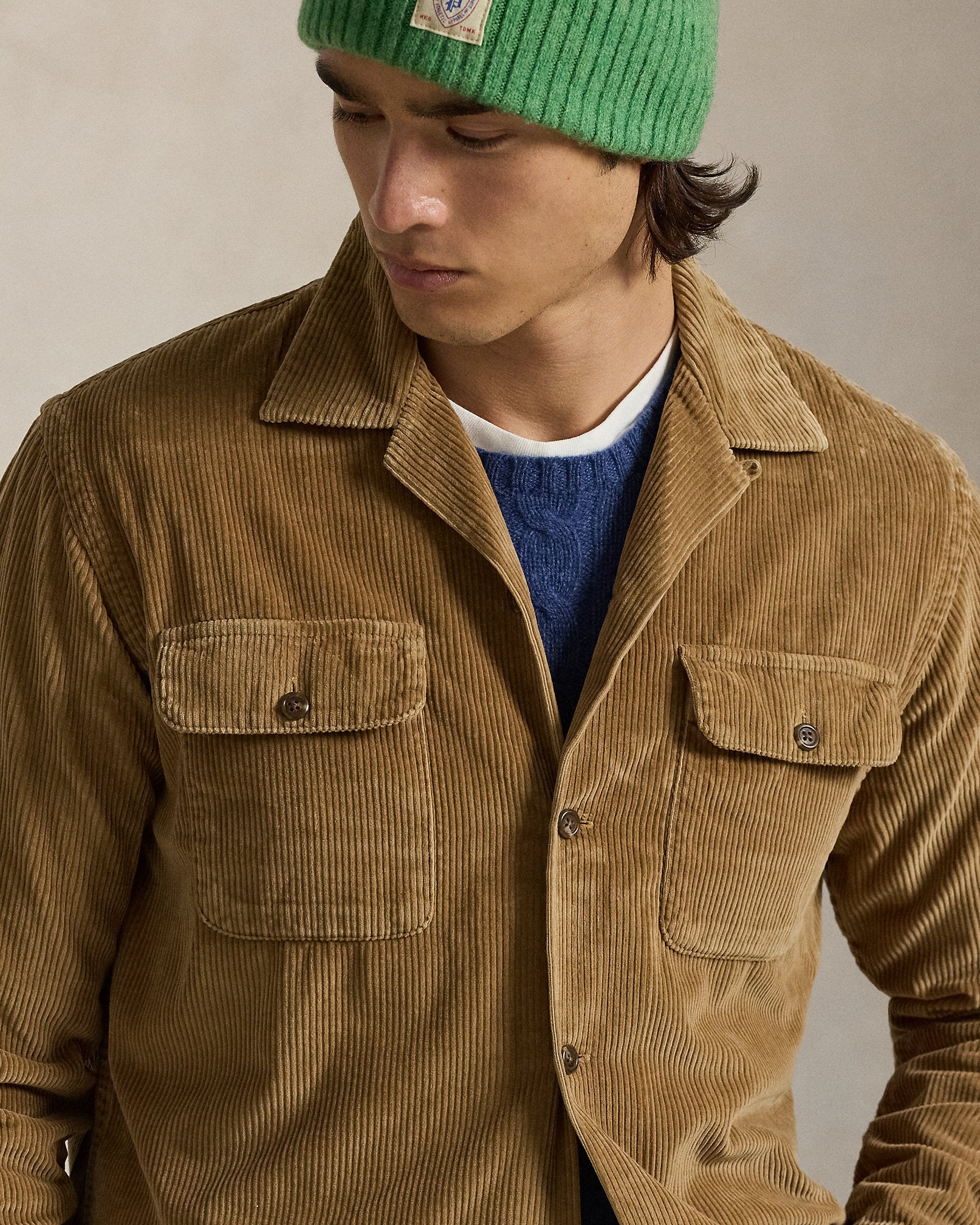 Ralph Lauren Classic Fit Corduroy Camp Shirt