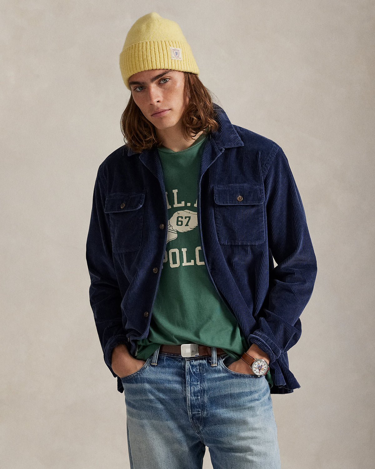 Ralph Lauren Classic Fit Corduroy Camp Shirt