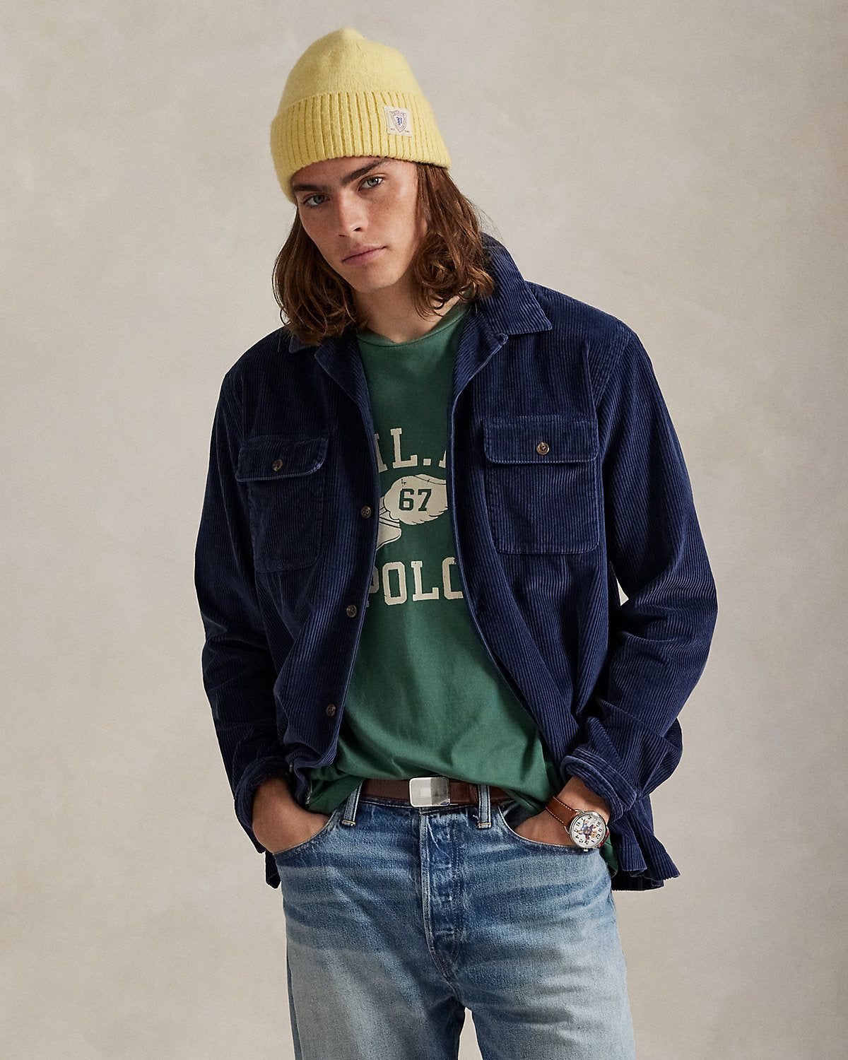 Ralph Lauren Classic Fit Corduroy Camp Shirt