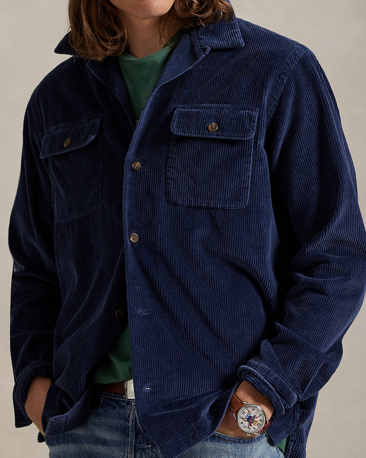 Ralph Lauren Classic Fit Corduroy Camp Shirt