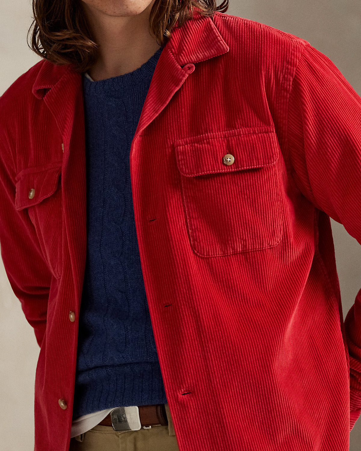 Ralph Lauren Classic Fit Corduroy Camp Shirt