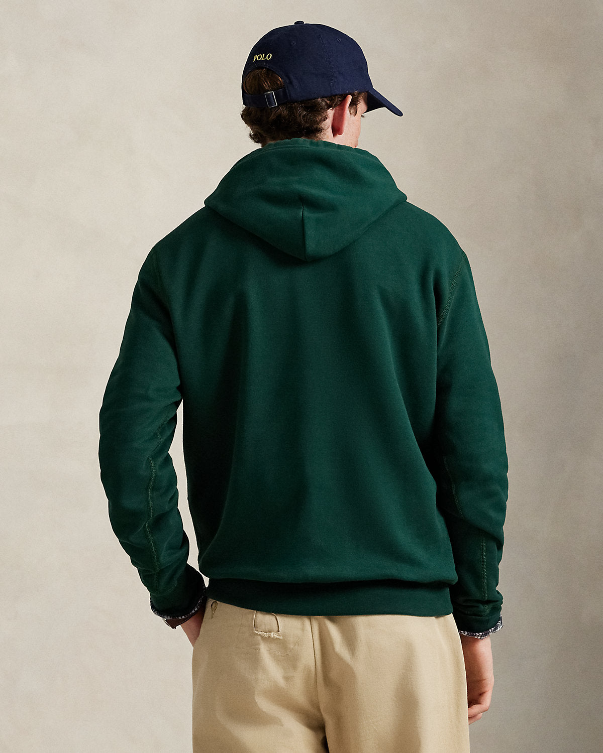 Ralph Lauren The RL Fleece PlaidLogo Hoodie