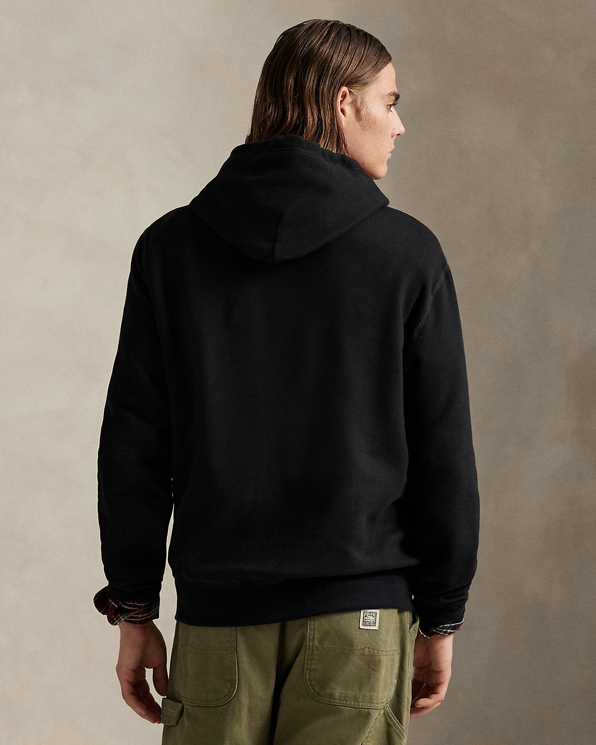 Ralph Lauren The RL Fleece PlaidLogo Hoodie