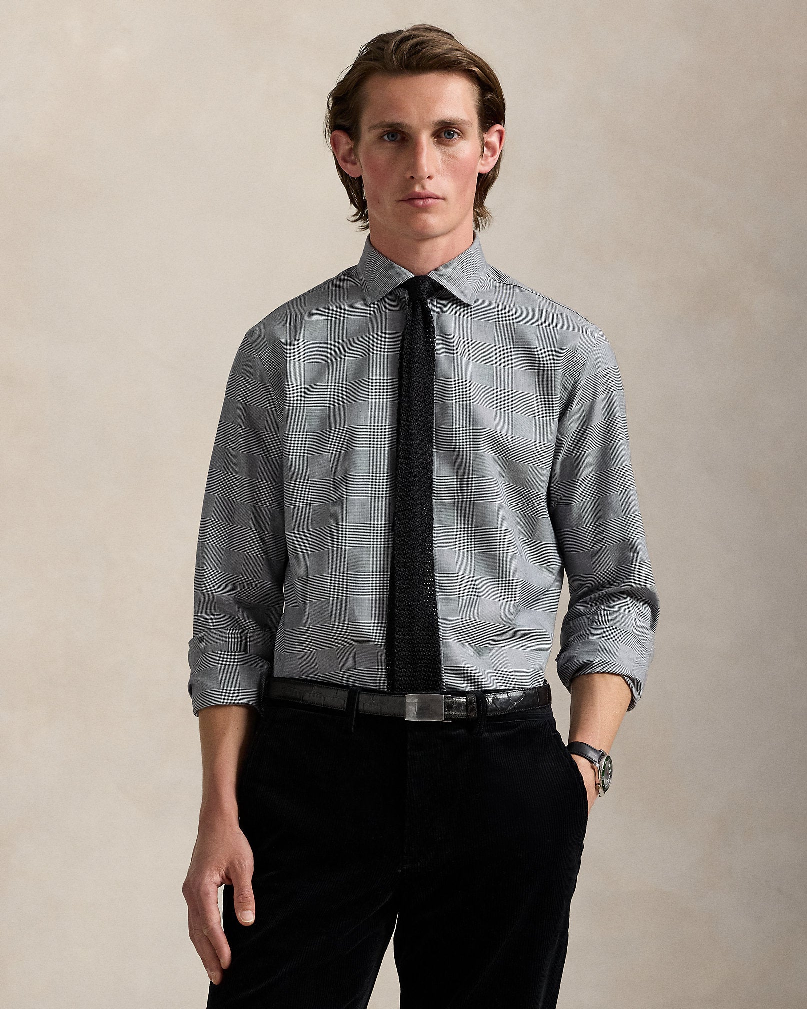 Ralph Lauren Classic Fit Glen Plaid Twill Shirt