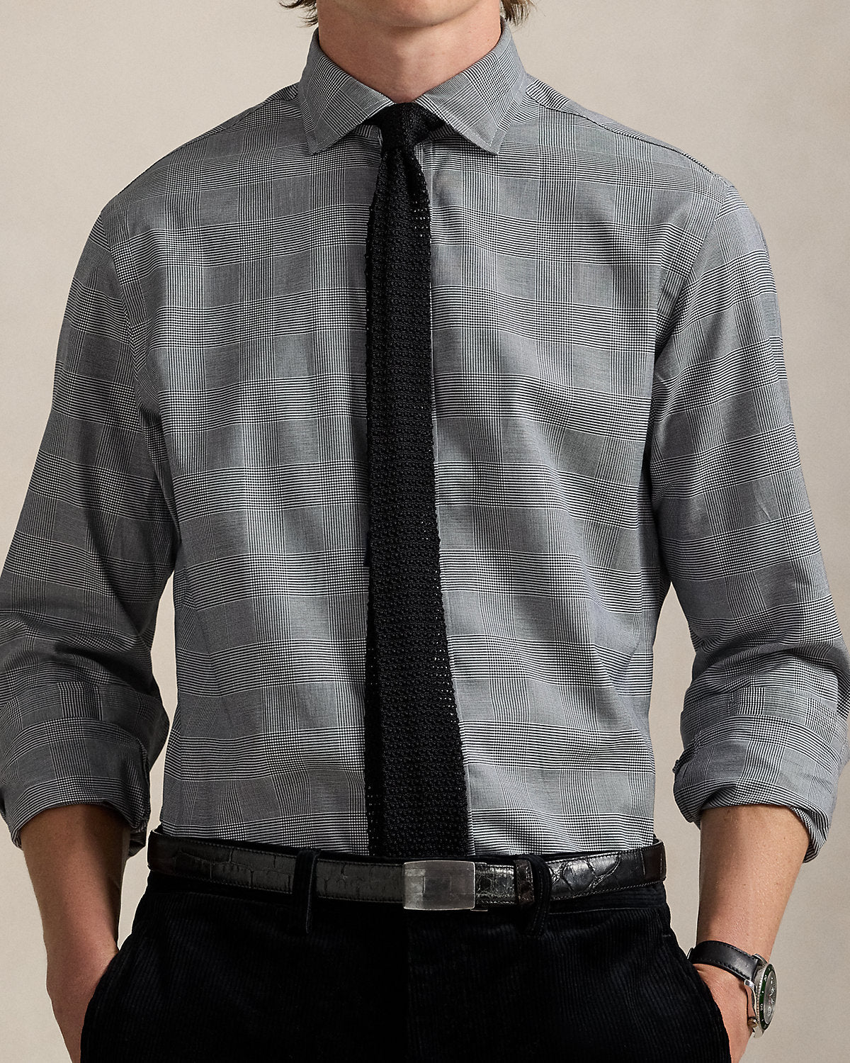 Ralph Lauren Classic Fit Glen Plaid Twill Shirt