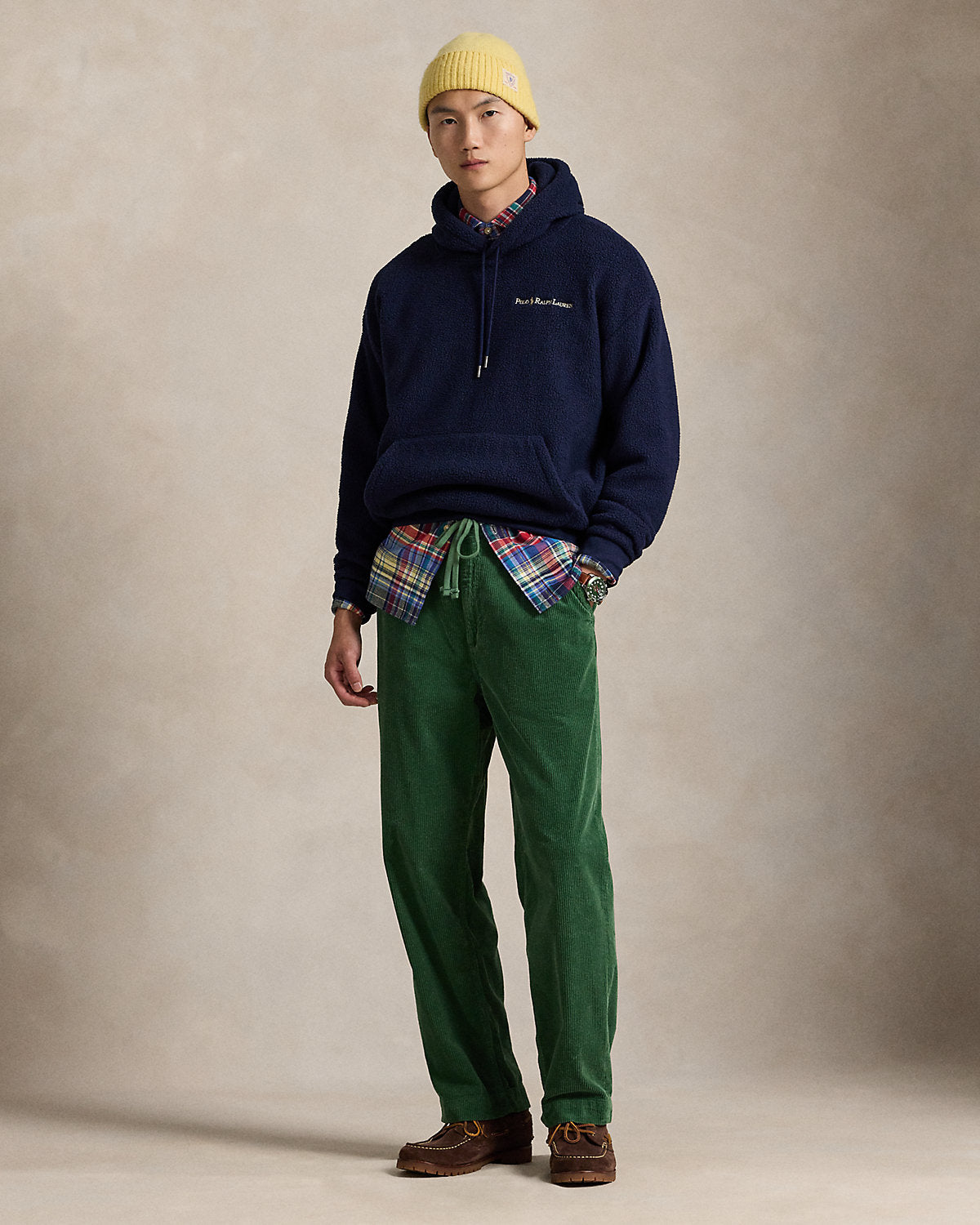 Ralph Lauren Relaxed Fit Logo Pile Fleece Hoodie