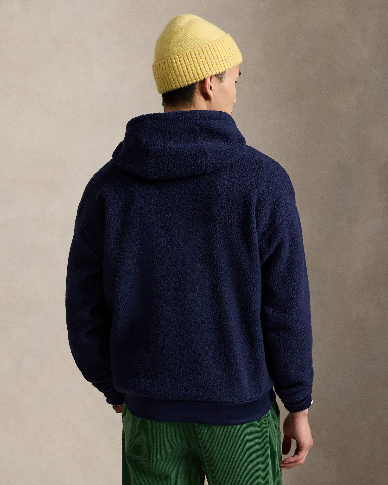 Ralph Lauren Relaxed Fit Logo Pile Fleece Hoodie