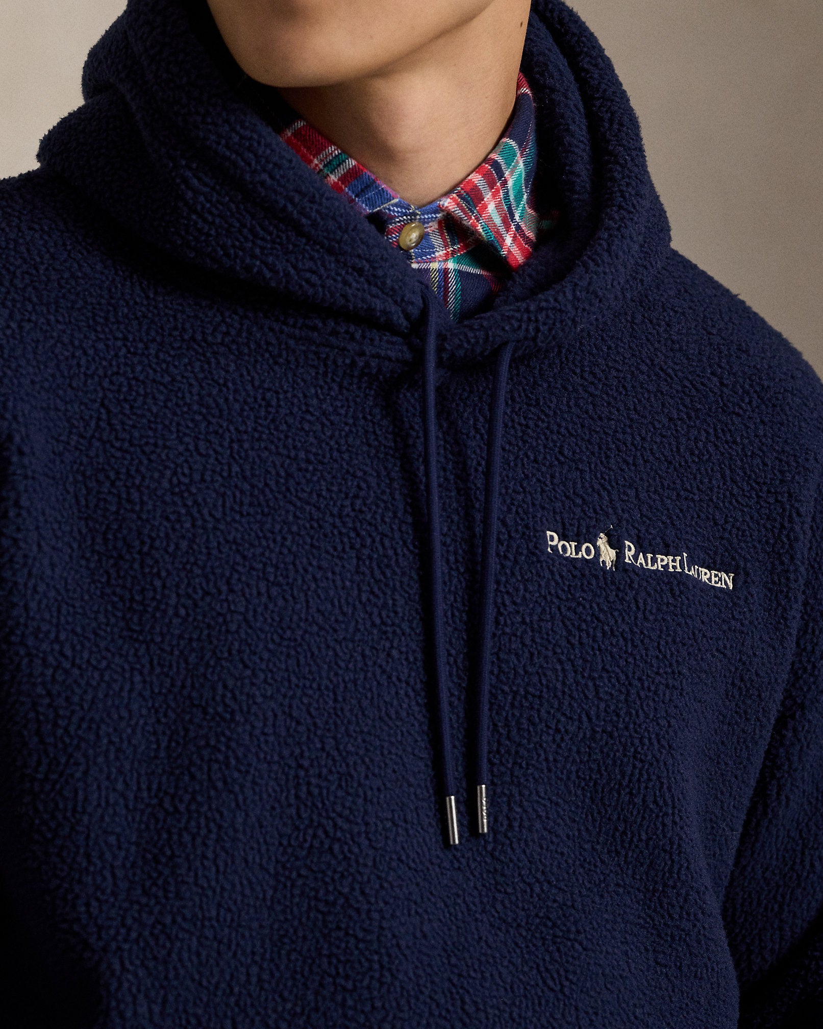 Ralph Lauren Relaxed Fit Logo Pile Fleece Hoodie