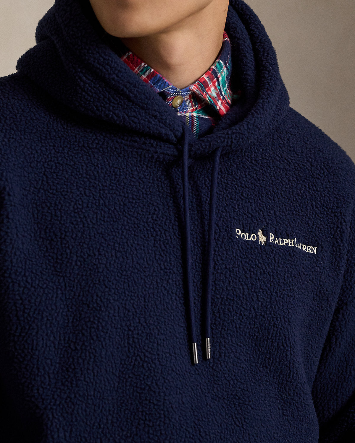 Ralph Lauren Relaxed Fit Logo Pile Fleece Hoodie