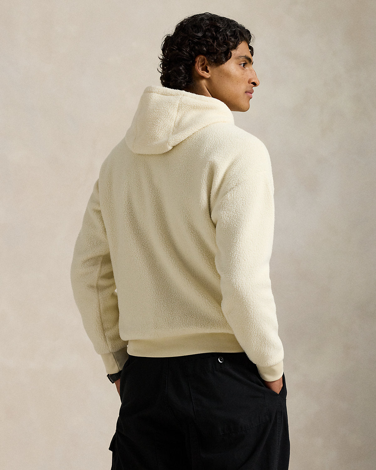 Ralph Lauren Relaxed Fit Logo Pile Fleece Hoodie