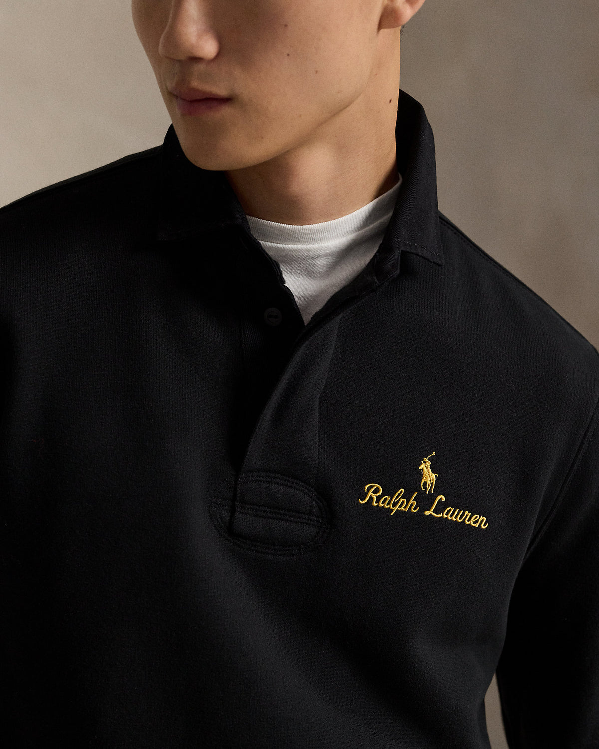 Ralph Lauren The RL Fleece Logo Rugby Shirt