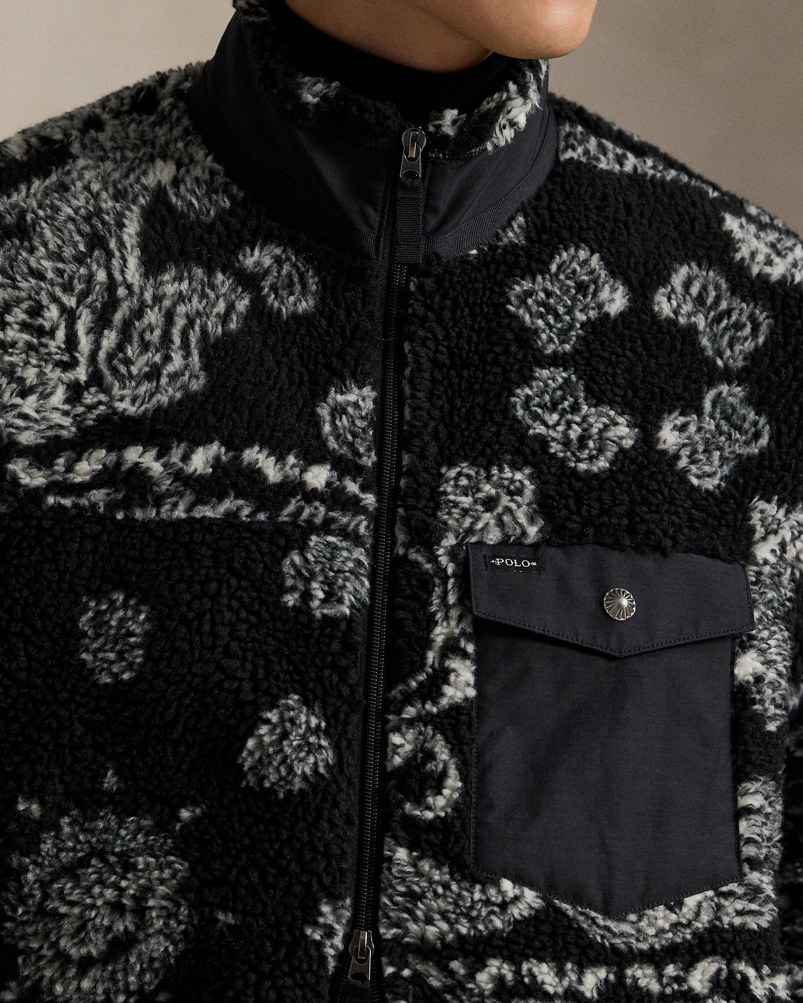 Ralph Lauren BandannaPatterned Hybrid Jacket