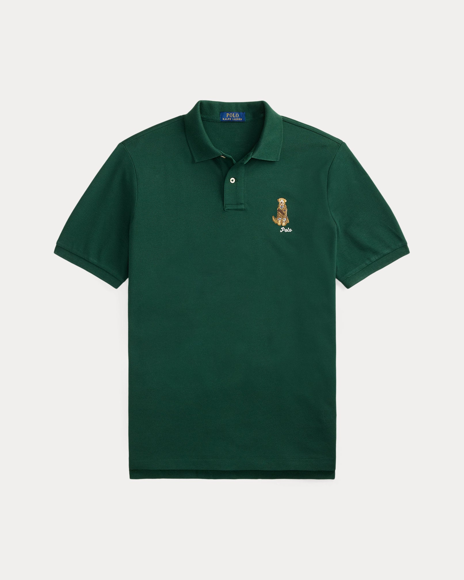 Ralph Lauren Classic Fit DogEmbroidered Polo Shirt