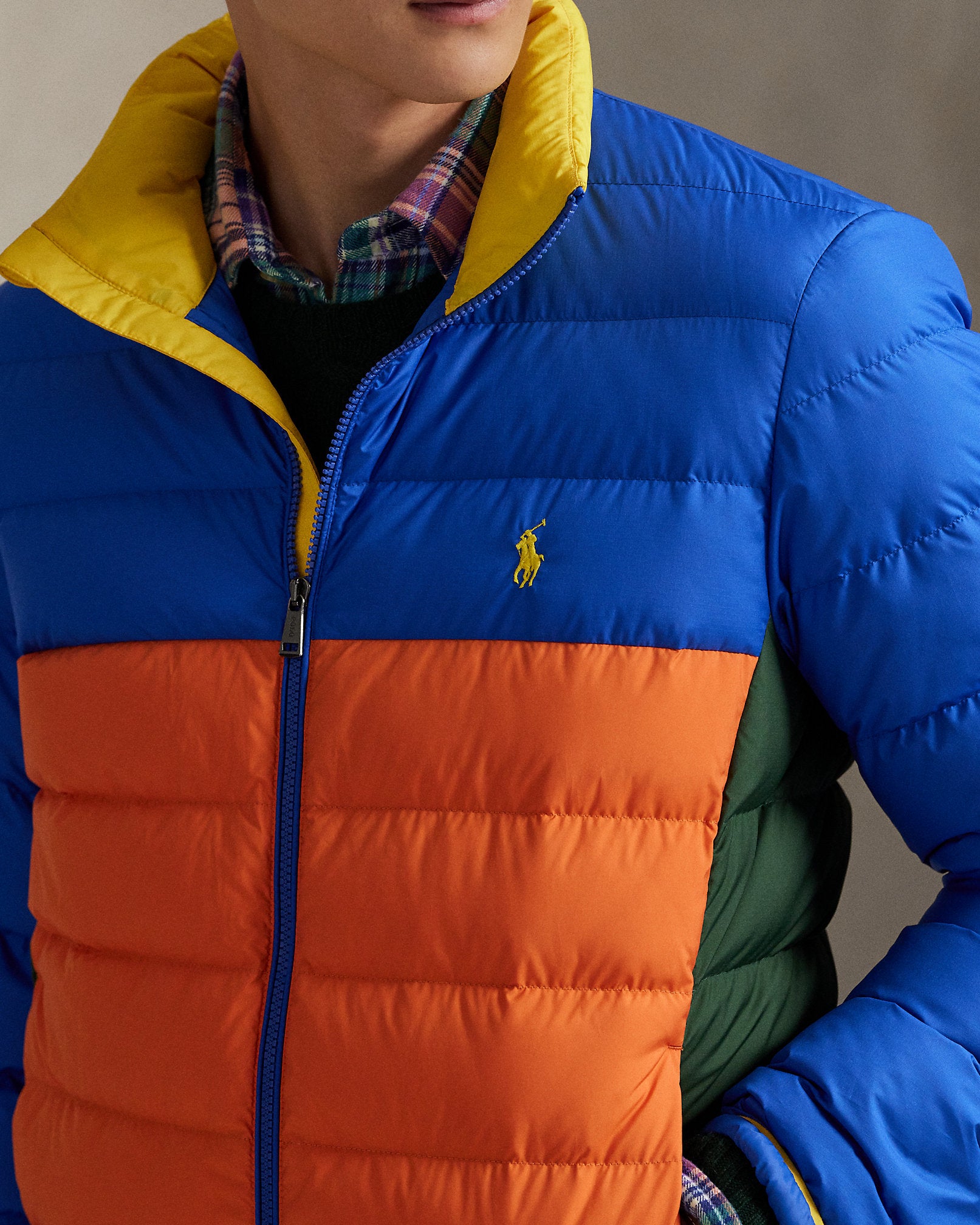 Ralph Lauren The Colden Packable ColorBlocked Jacket