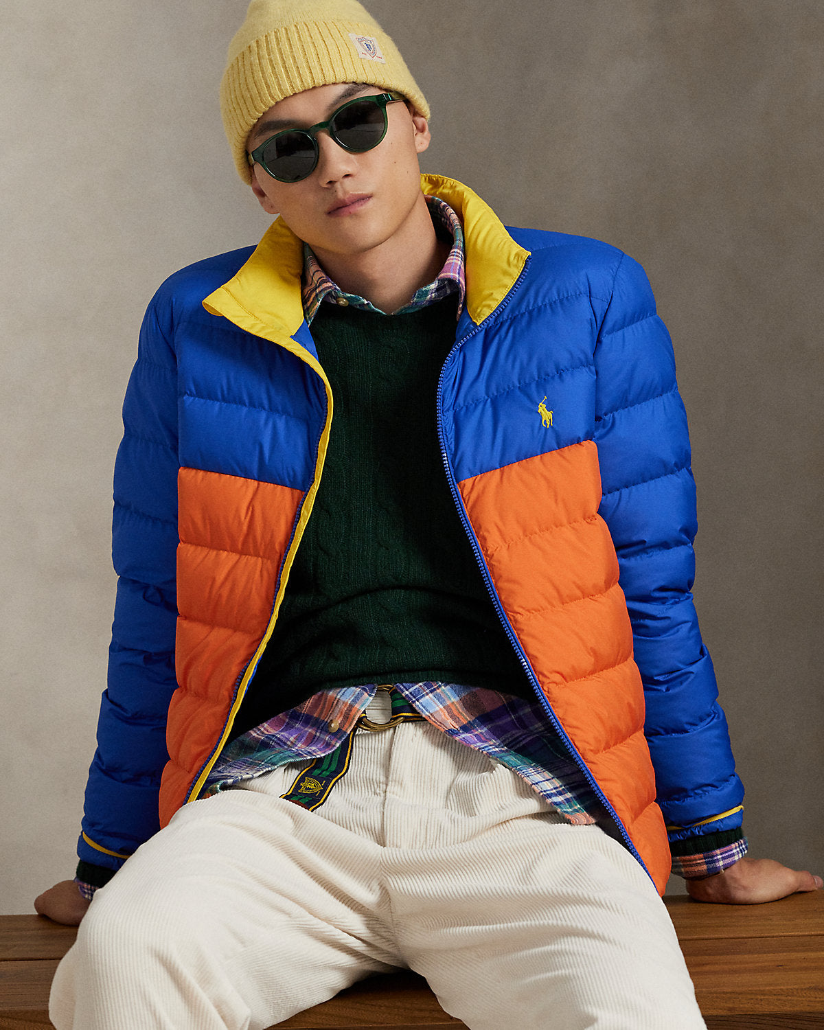 Ralph Lauren The Colden Packable ColorBlocked Jacket