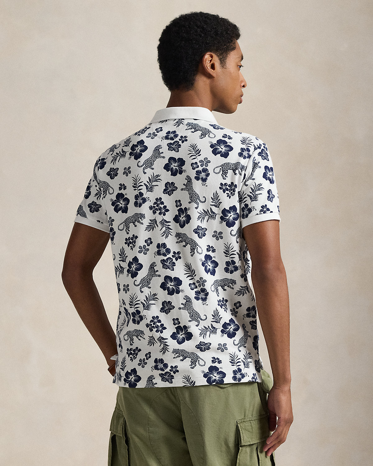 Ralph Lauren Classic Fit Tropical Mesh Polo Shirt