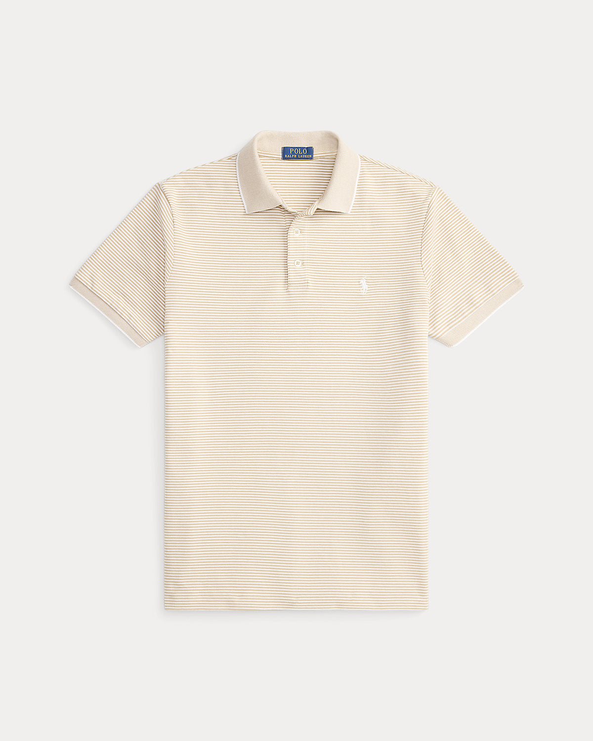 Ralph Lauren Classic Striped Stretch Mesh Polo Shirt