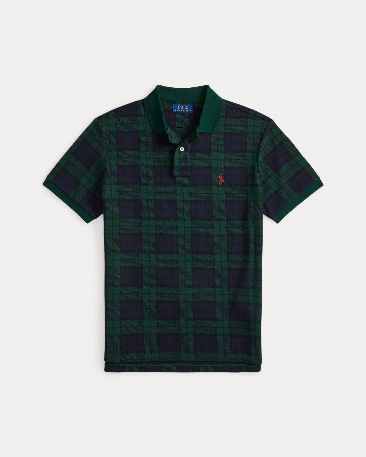 Ralph Lauren Classic Fit Plaid Jacquard Polo Shirt