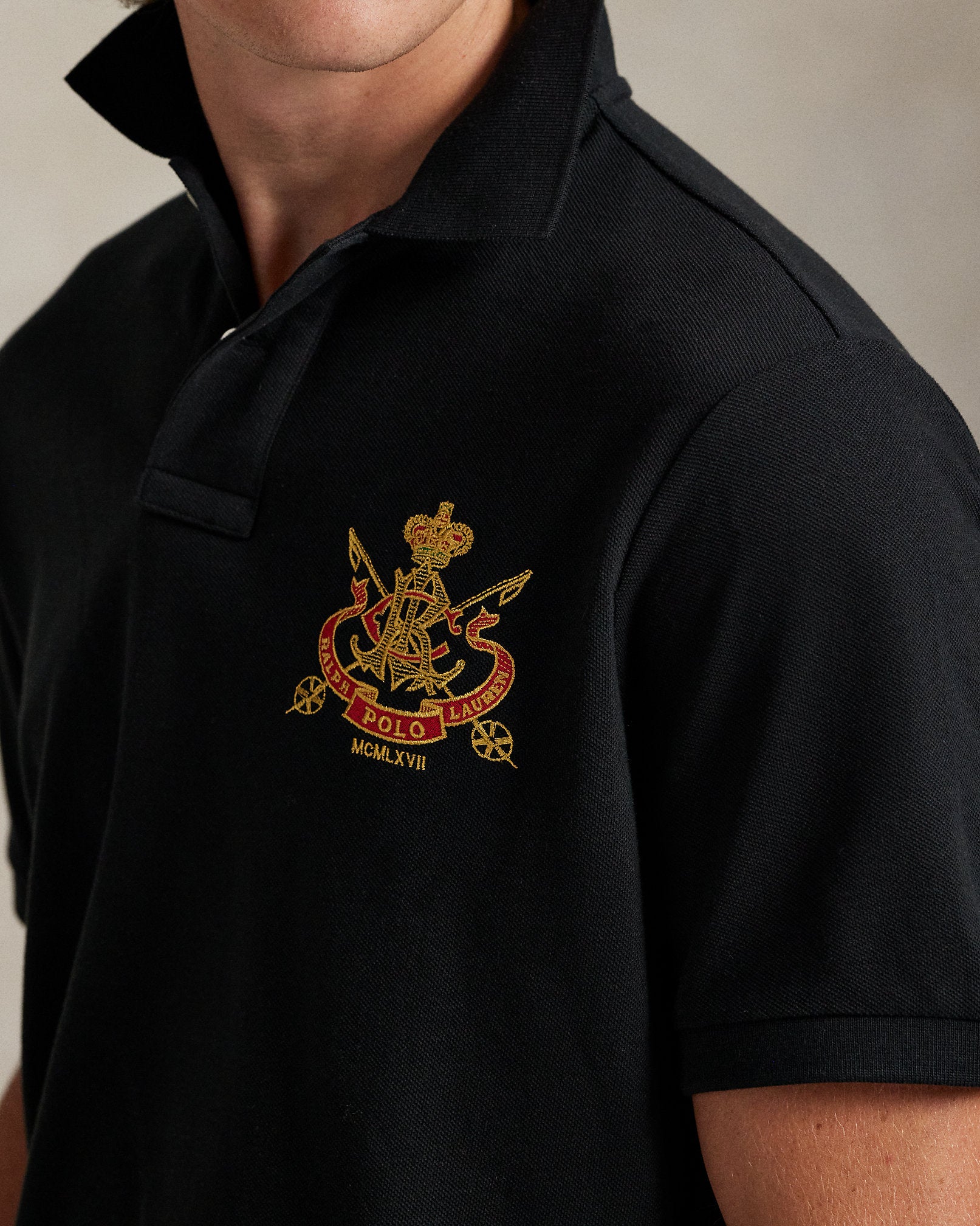 Ralph Lauren Classic Fit Crest Mesh Polo Shirt