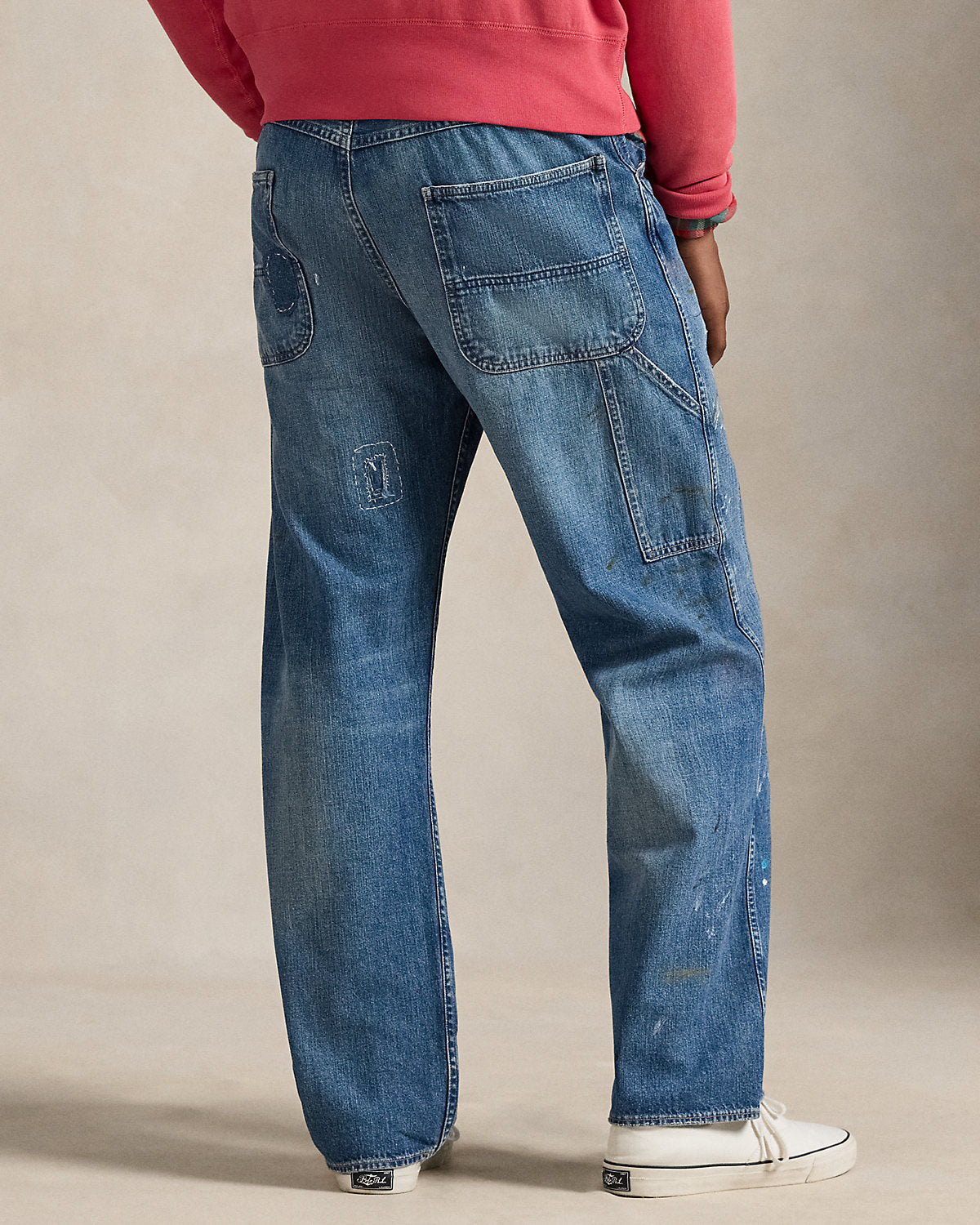 Ralph Lauren Relaxed Fit Distressed Carpenter Jean