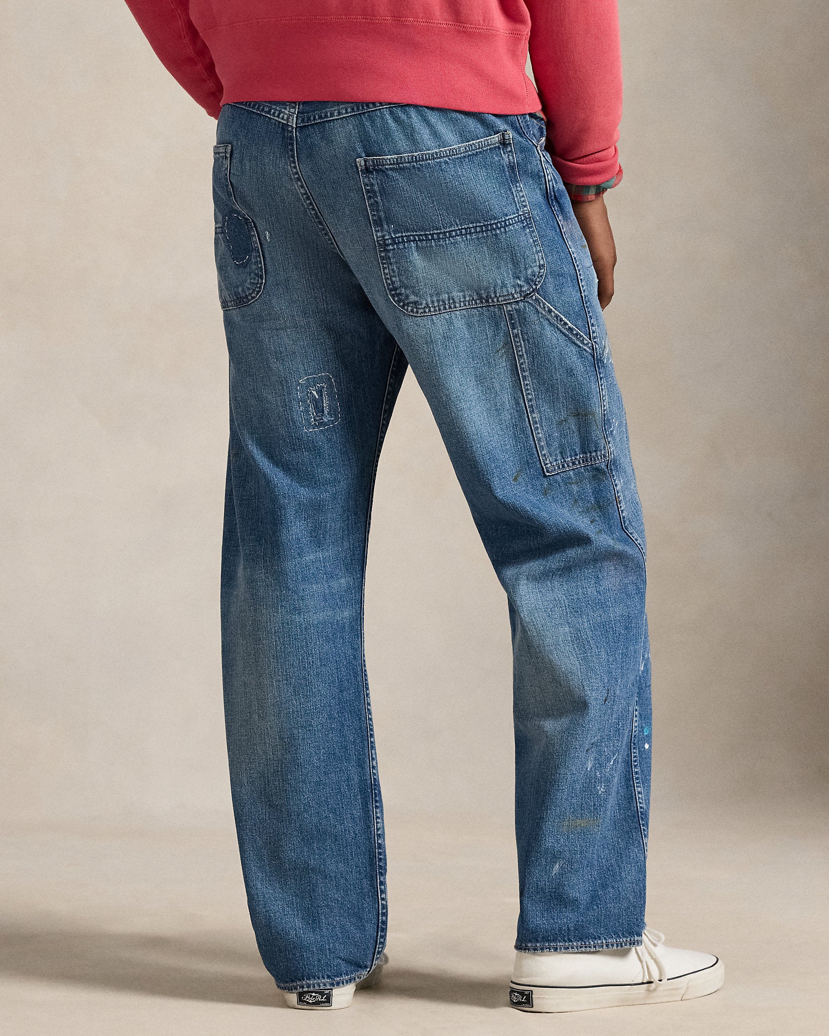 Ralph Lauren Relaxed Fit Distressed Carpenter Jean