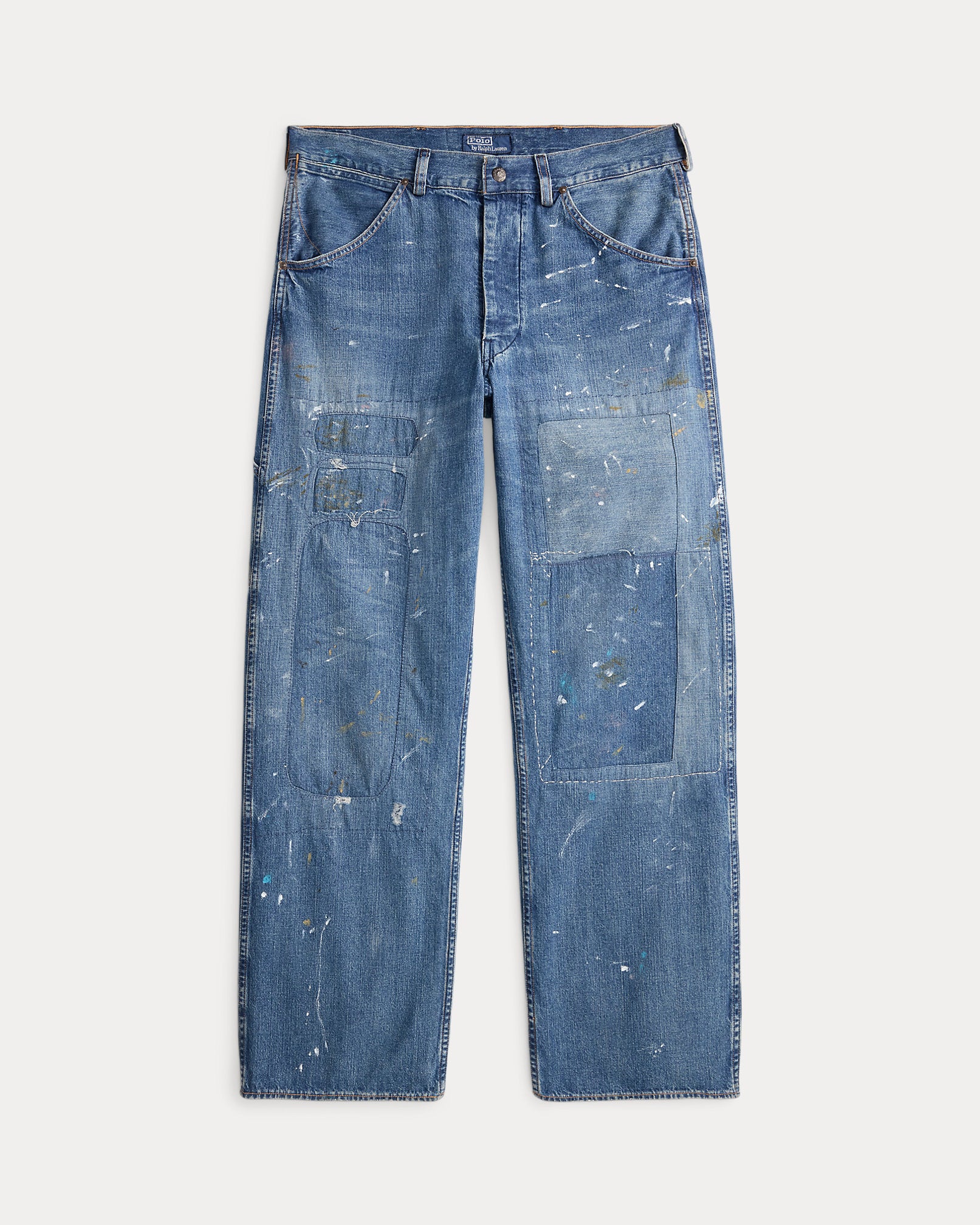 Ralph Lauren Relaxed Fit Distressed Carpenter Jean