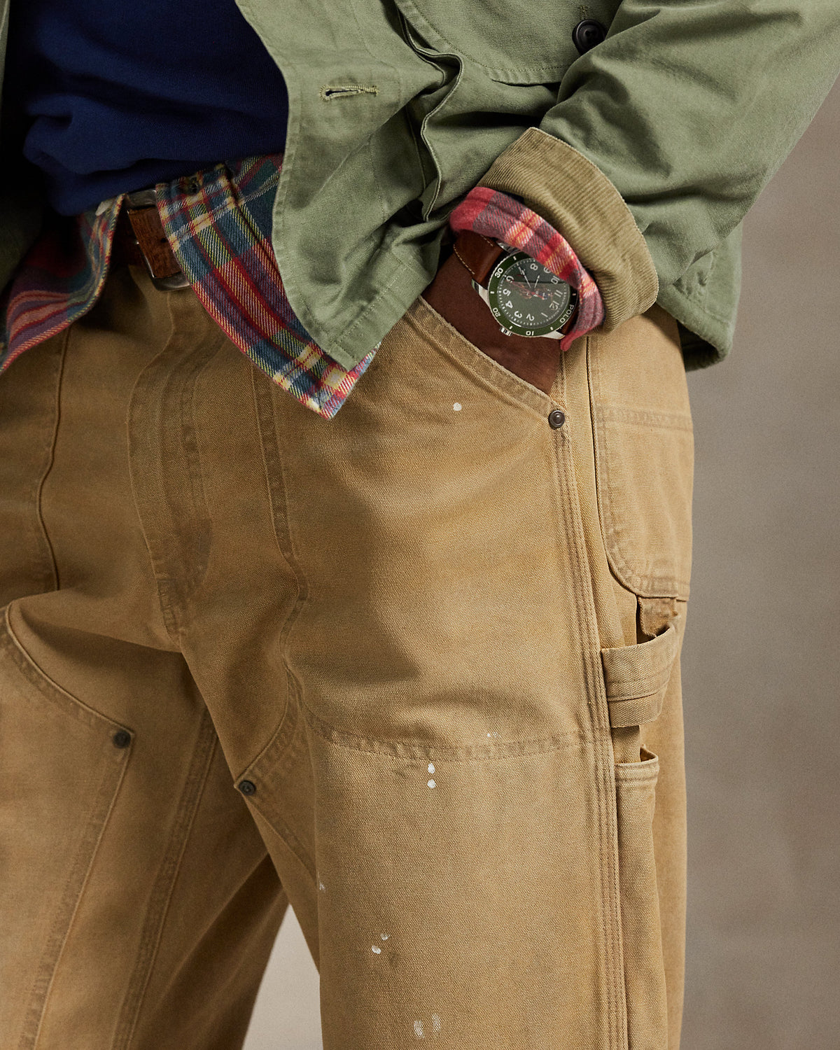 Ralph Lauren Polo Dungaree Fit Canvas Carpenter Pant