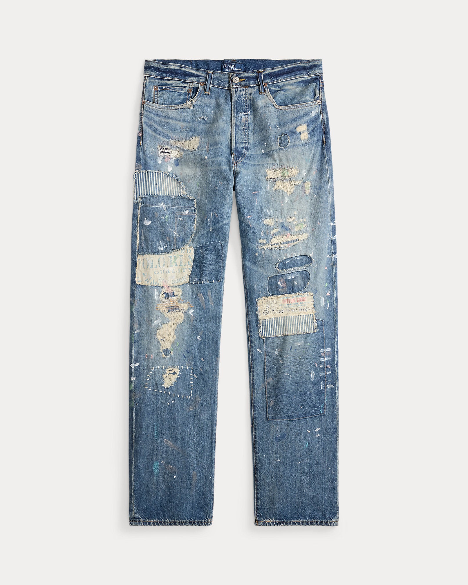 Ralph Lauren Heritage Straight Distressed Jean