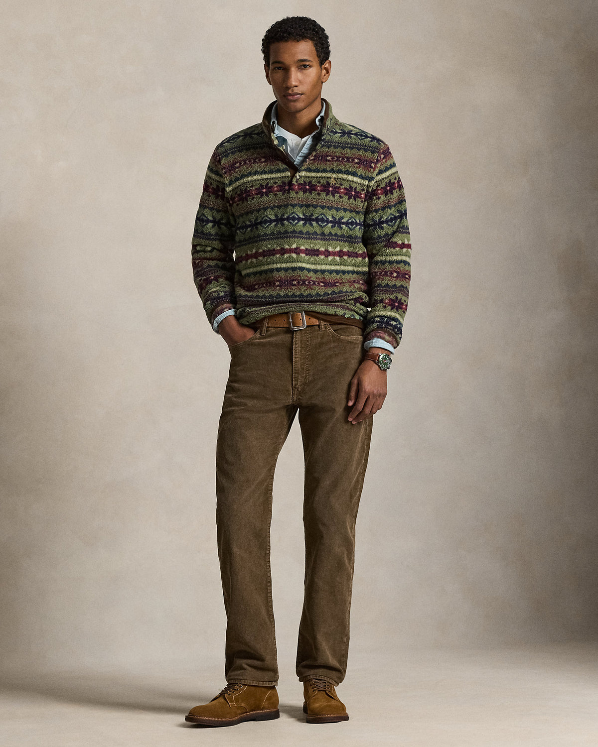 Ralph Lauren Straight Fit Corduroy Pant
