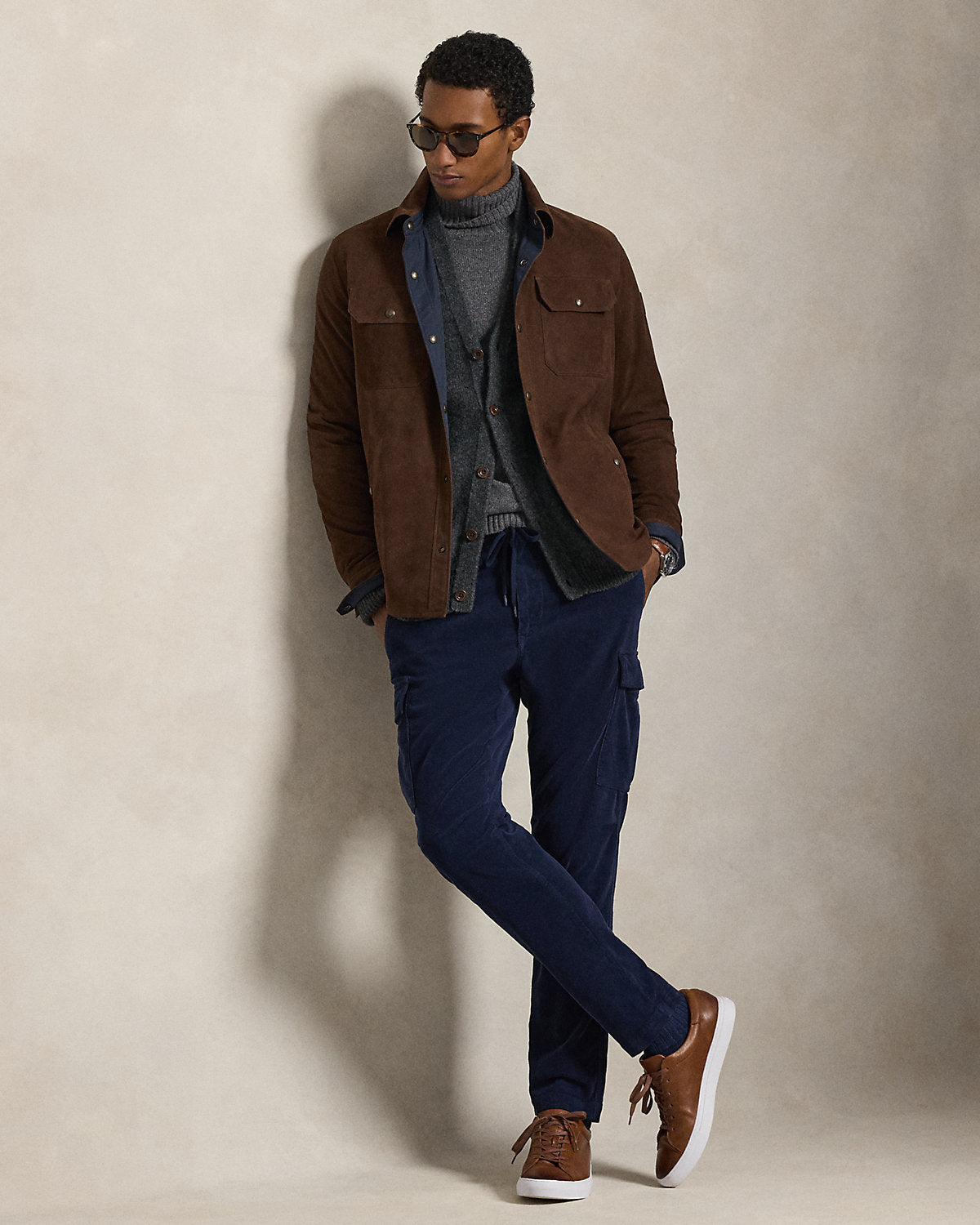 Ralph Lauren Slim Fit Stretch Corduroy Cargo Pant