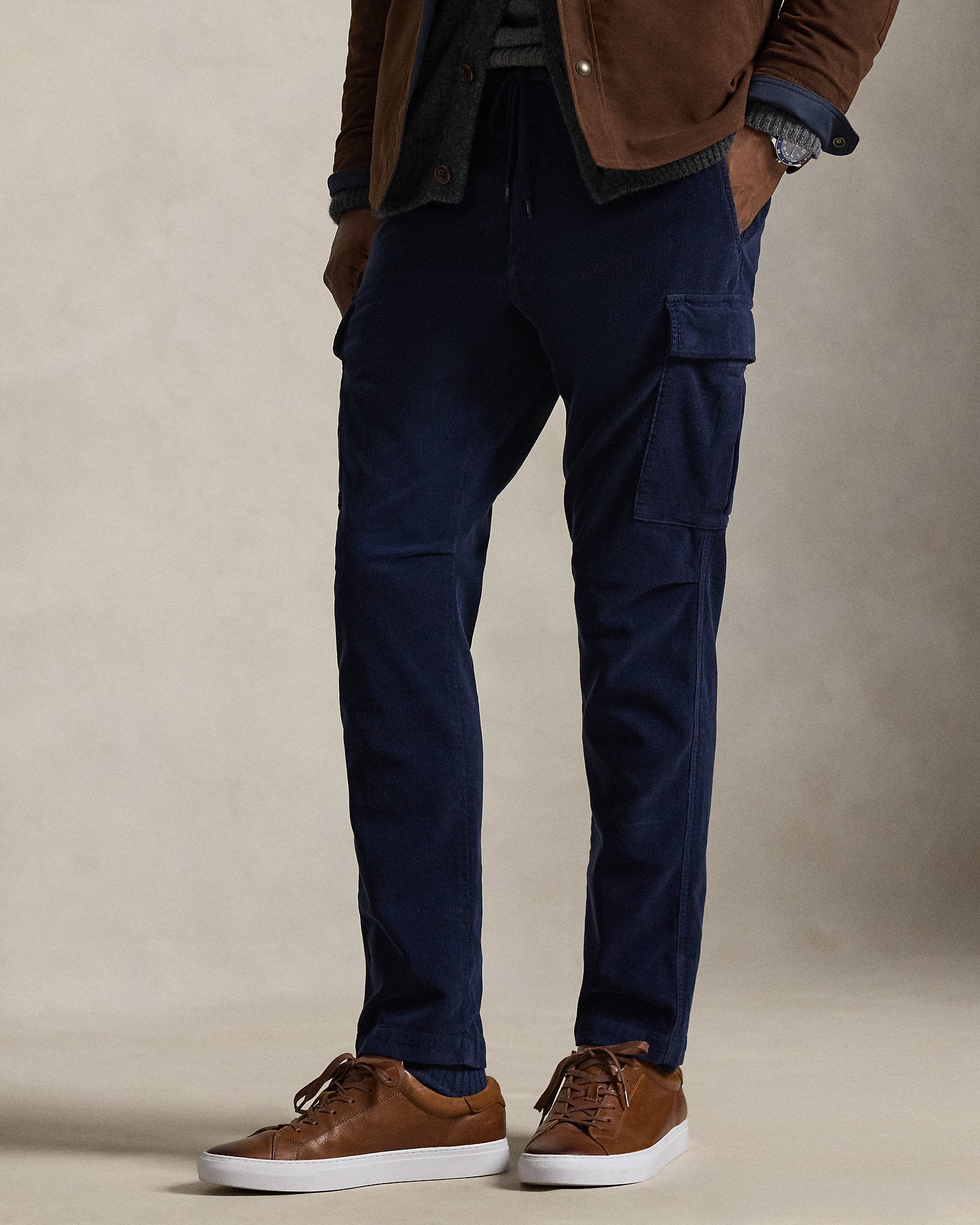 Ralph Lauren Slim Fit Stretch Corduroy Cargo Pant
