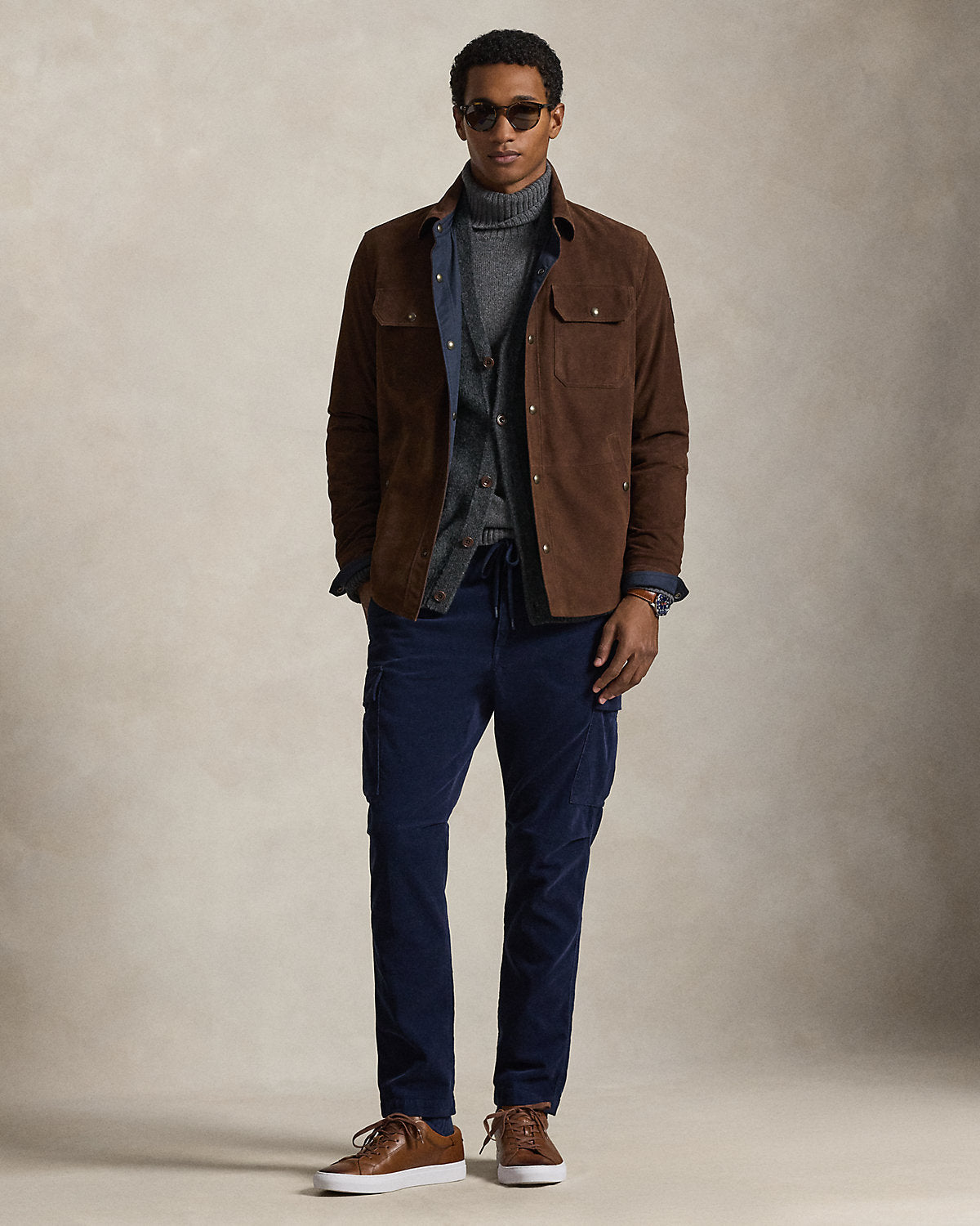 Ralph Lauren Slim Fit Stretch Corduroy Cargo Pant