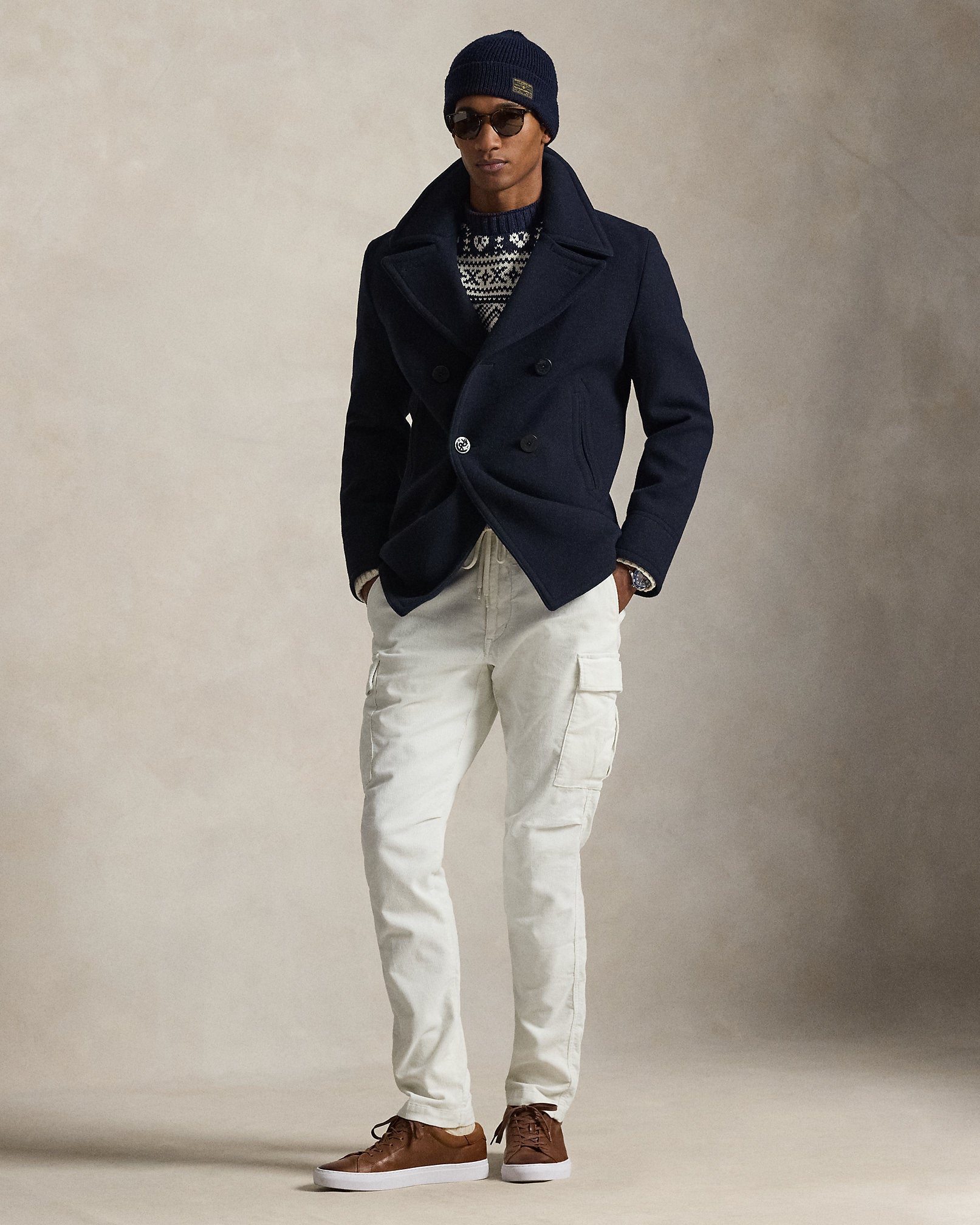 Ralph Lauren Slim Fit Stretch Corduroy Cargo Pant