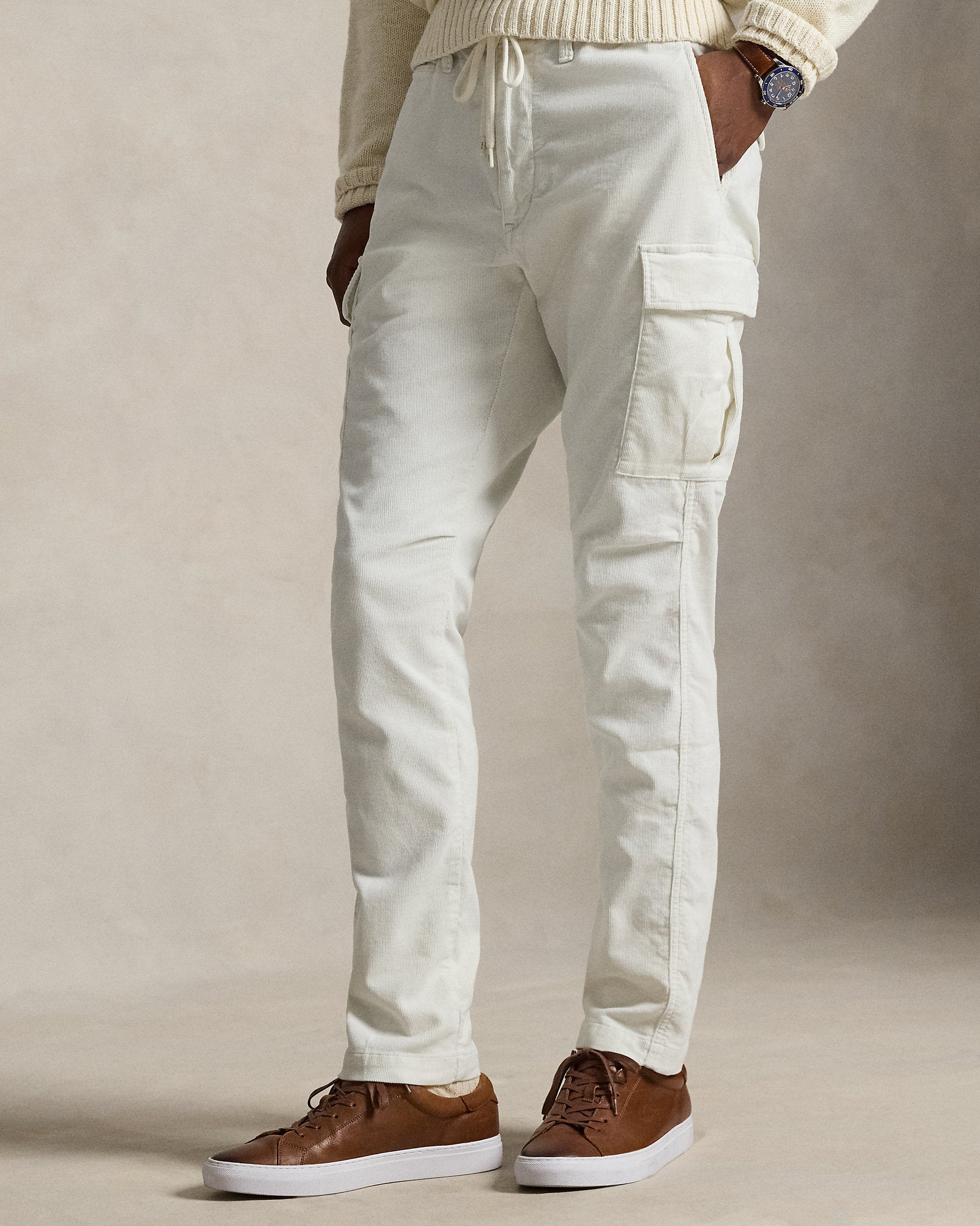 Ralph Lauren Slim Fit Stretch Corduroy Cargo Pant