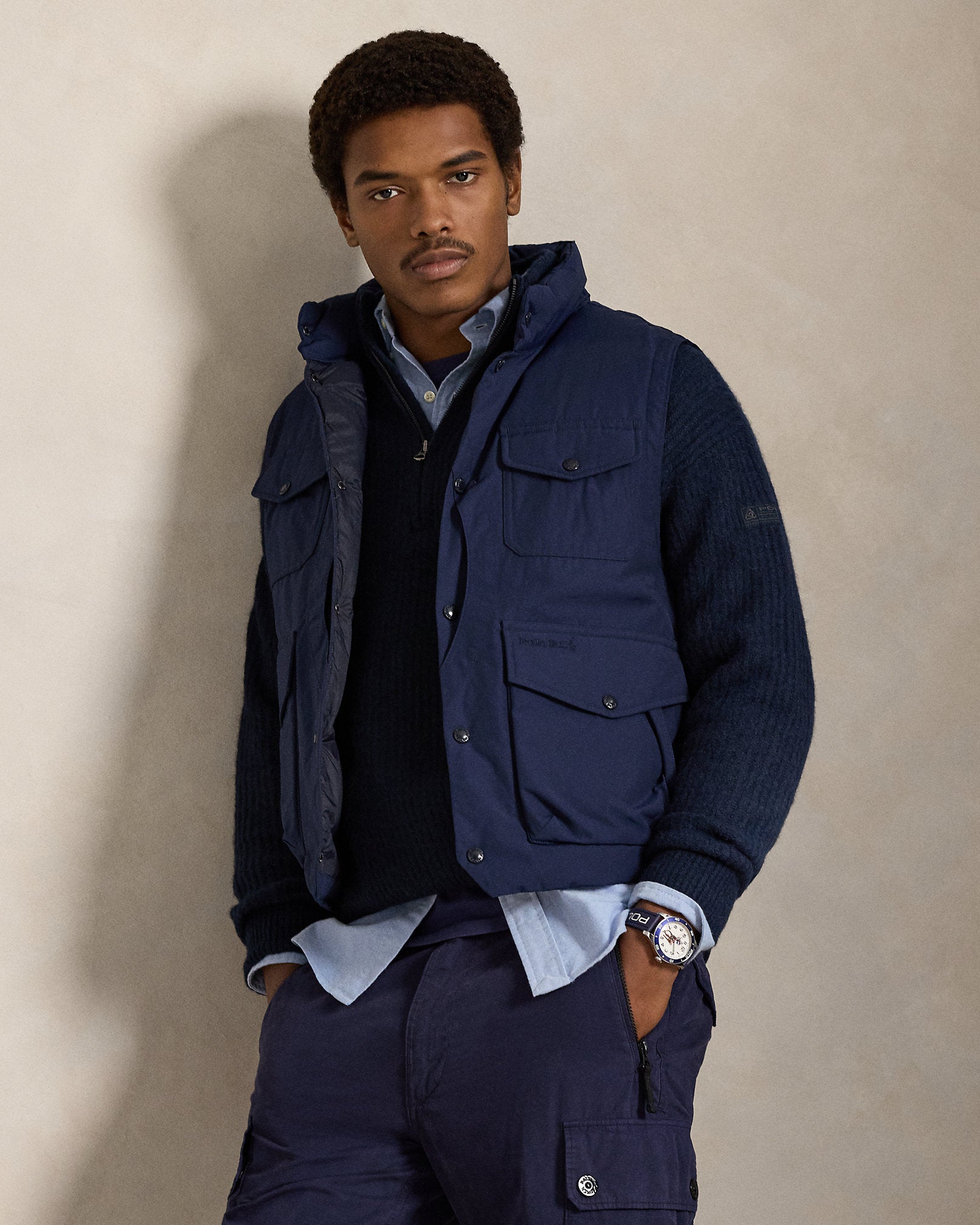 Ralph Lauren QuarterZip Mockneck Sweater