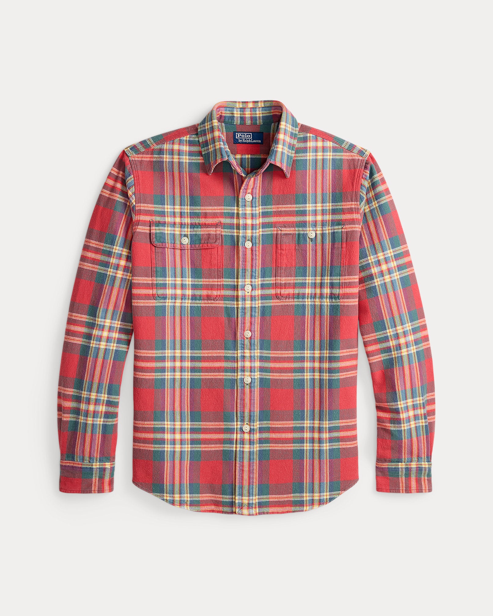 Ralph Lauren Classic Fit Plaid Flannel Workshirt